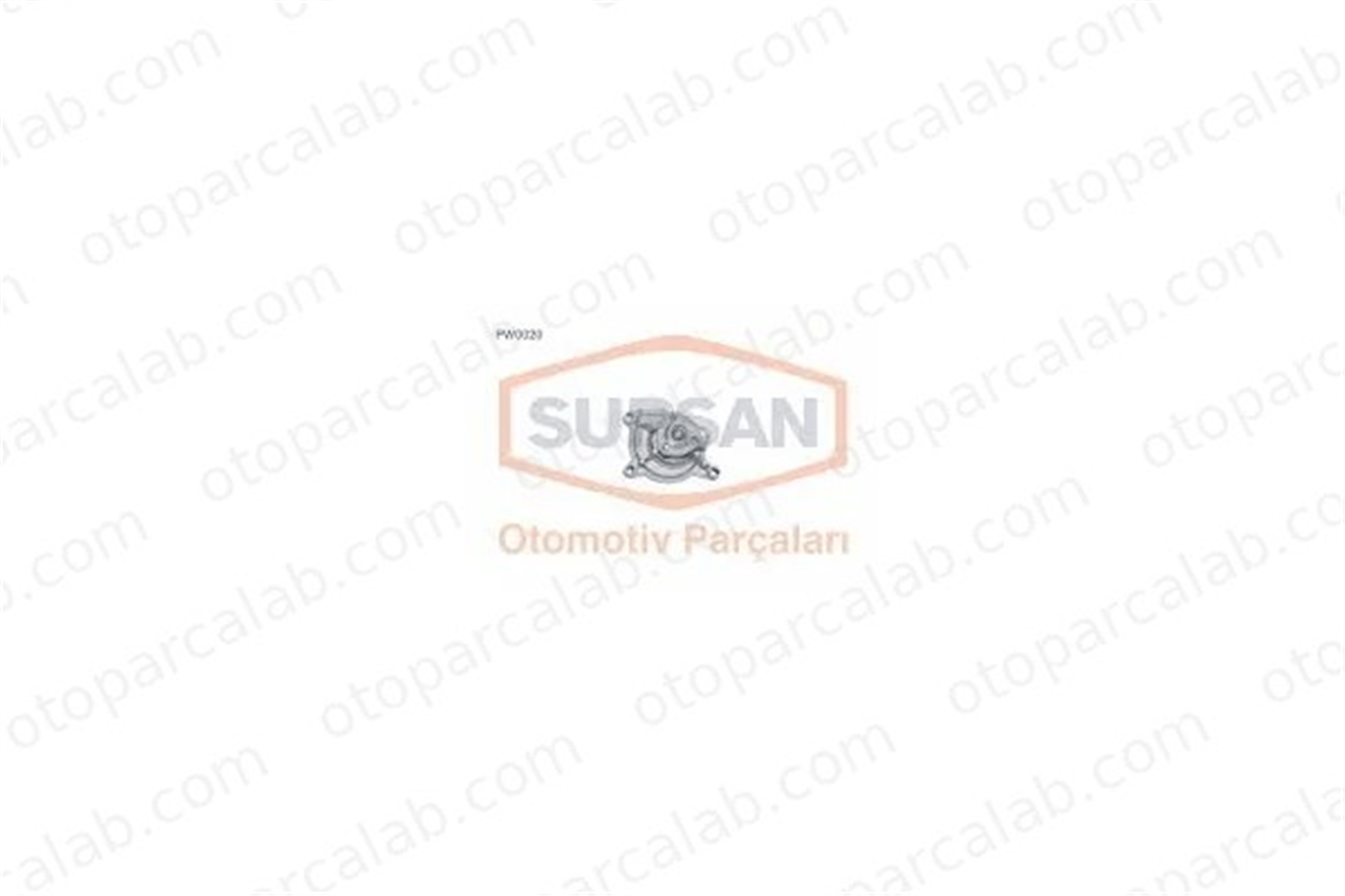 SUPSAN PW0020 Devirdaim Su Pompası VW POLO VIVO Hatchback POLO VIVO Sedan 3C121005N 3C121005R