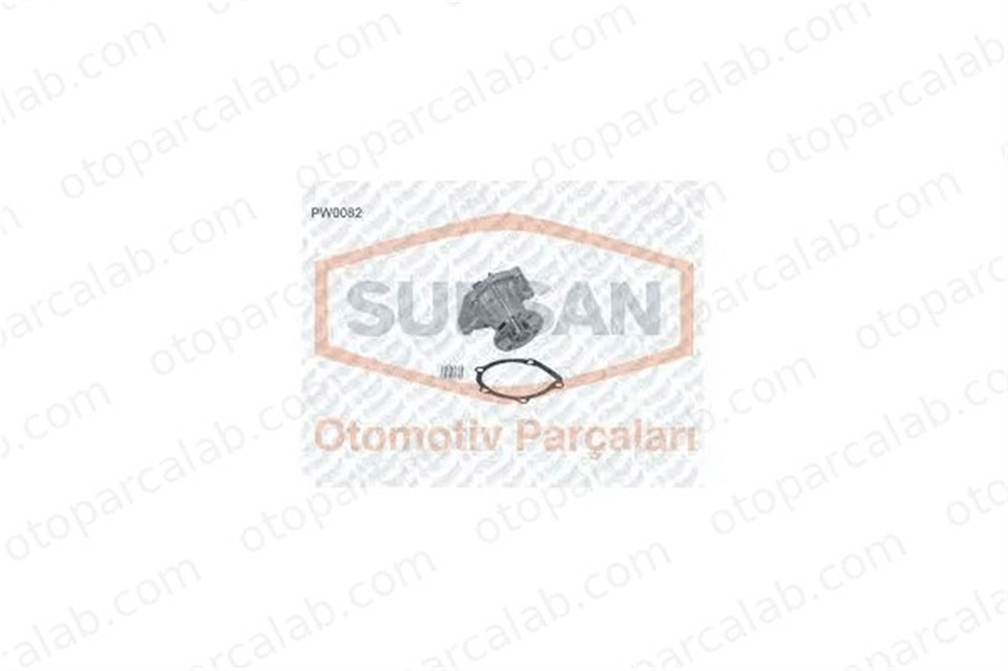 SUPSAN PW0082-01 Devirdaim Su Pompası TOYOTA COROLLA COROLLA Liftback 1611019055 1611019065
