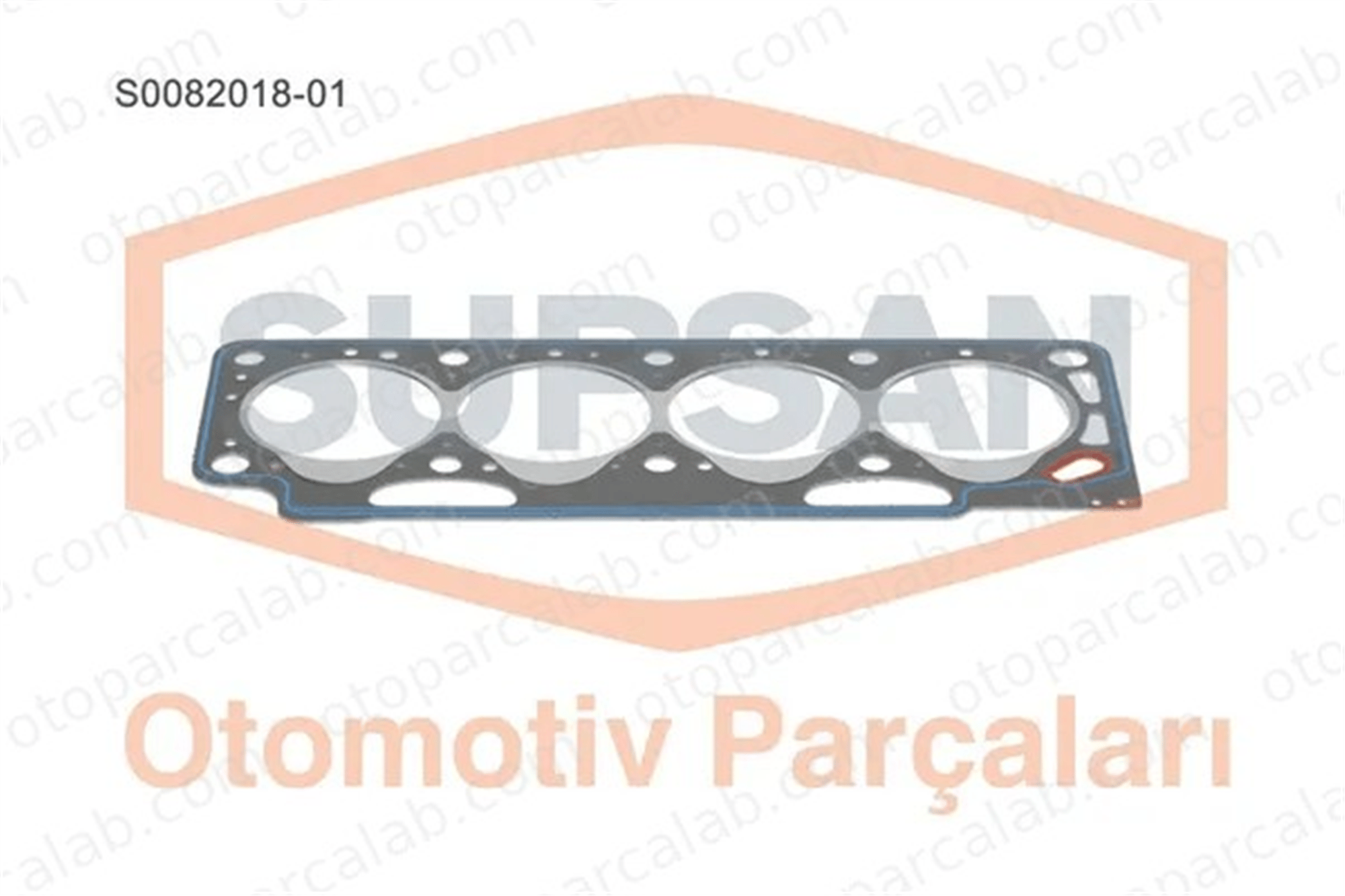 SUPSAN S0082018-01 Silindir Kapak Contası RENAULT 19 I CLIO I 7701039398 7700745724
