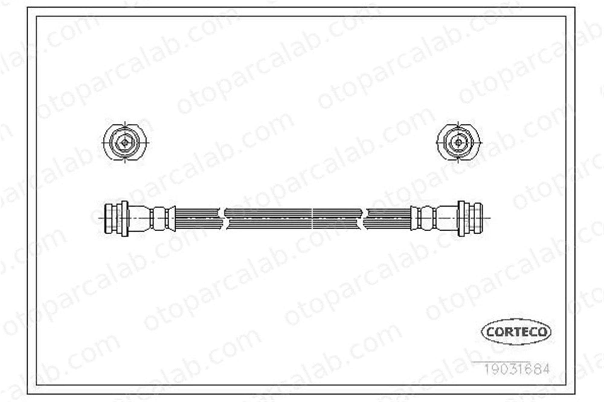 SVAC 80-0256 Fren Hortumu Arka Sağ veya Sol CHEVROLET MATIZ DAEWOO MATIZ 96320284 96568065