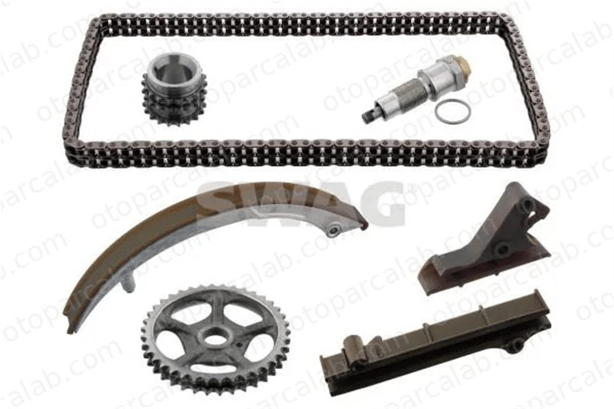 SWAG 10 93 6592 Triger Zincir Seti MERCEDES-BENZ 124 Sedan 124 T-Model A0039975594 A6010500711