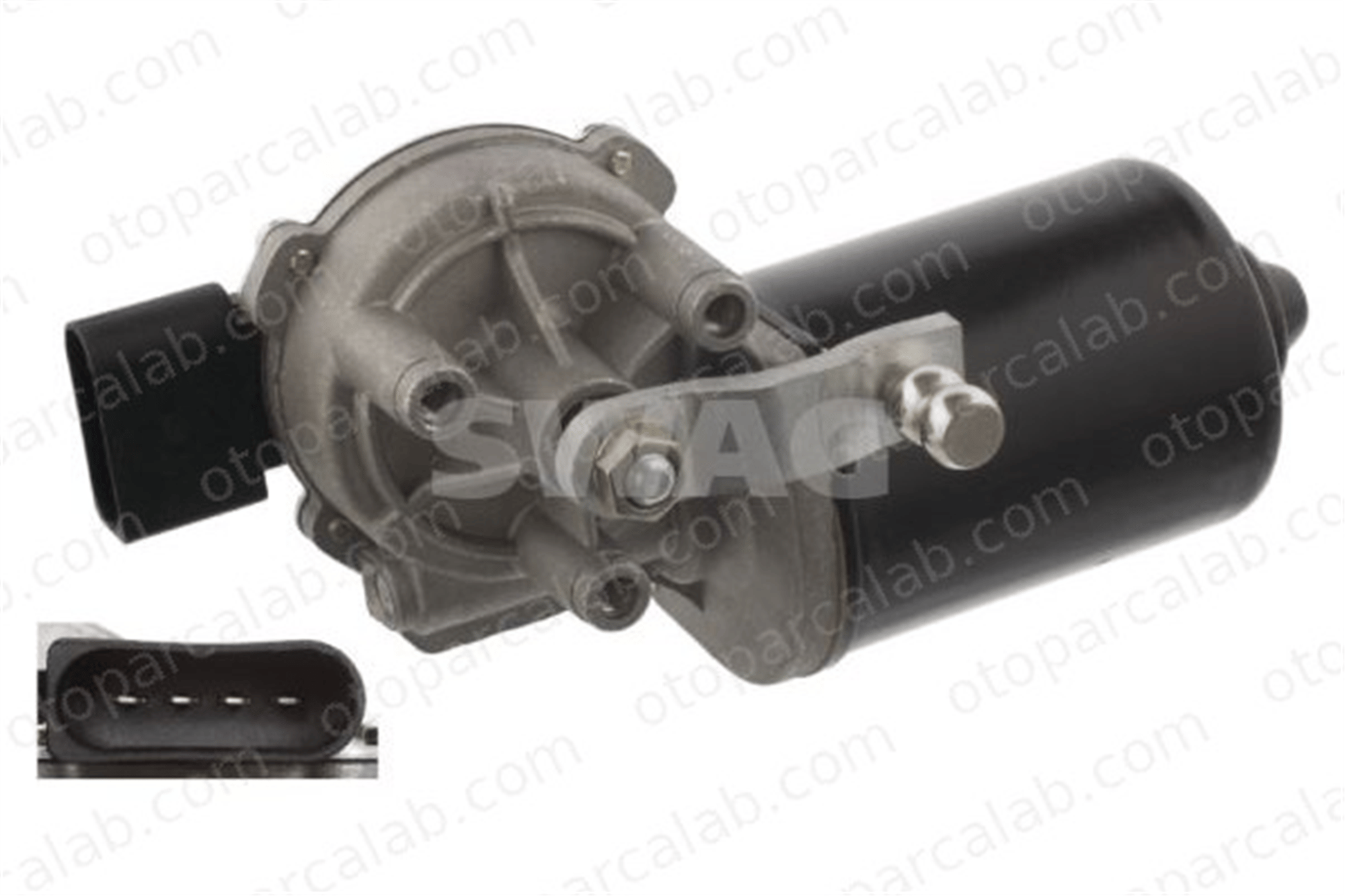 SWAG 30 93 7619 Silecek Mekanizma Motoru Ön VW BORA I GOLF IV 1J0955119A