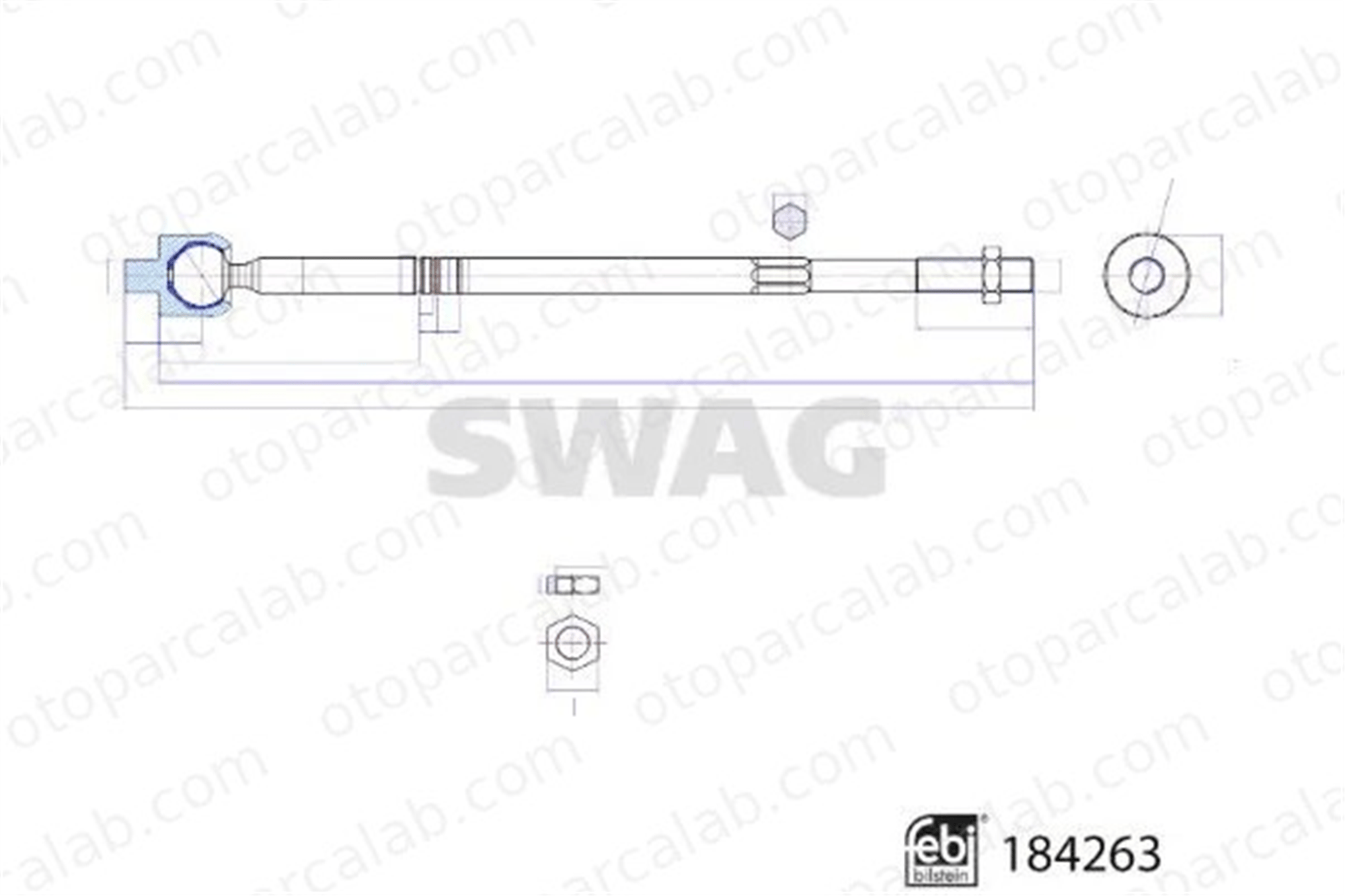 SWAG 33 10 9339 Rot Mili Sol VW ID.3 CUPRA BORN 1EA423810B
