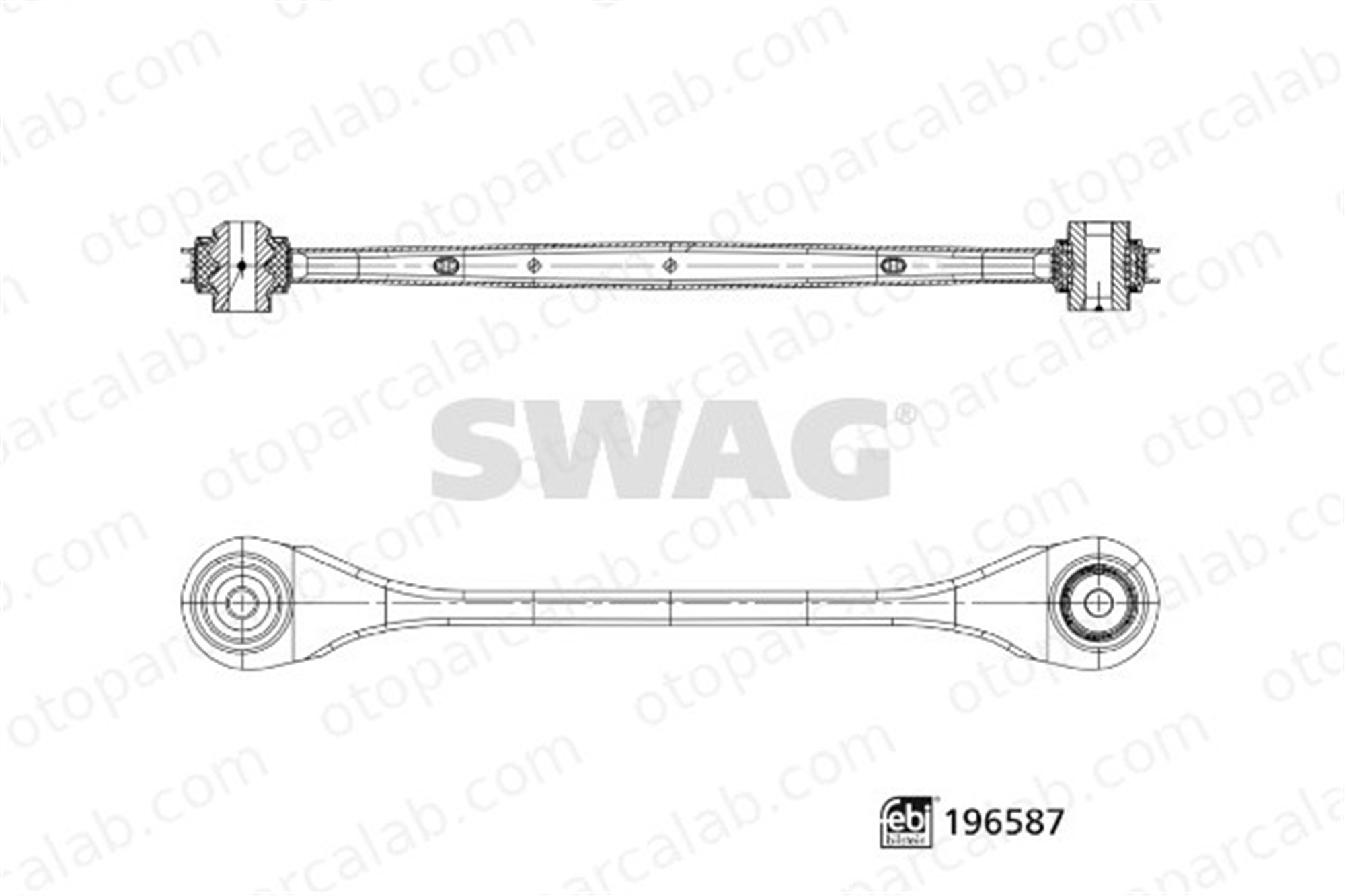 SWAG 33 11 2252 Salıncak Ön Alt Sağ veya Sol BMW X3 X4 33306871016