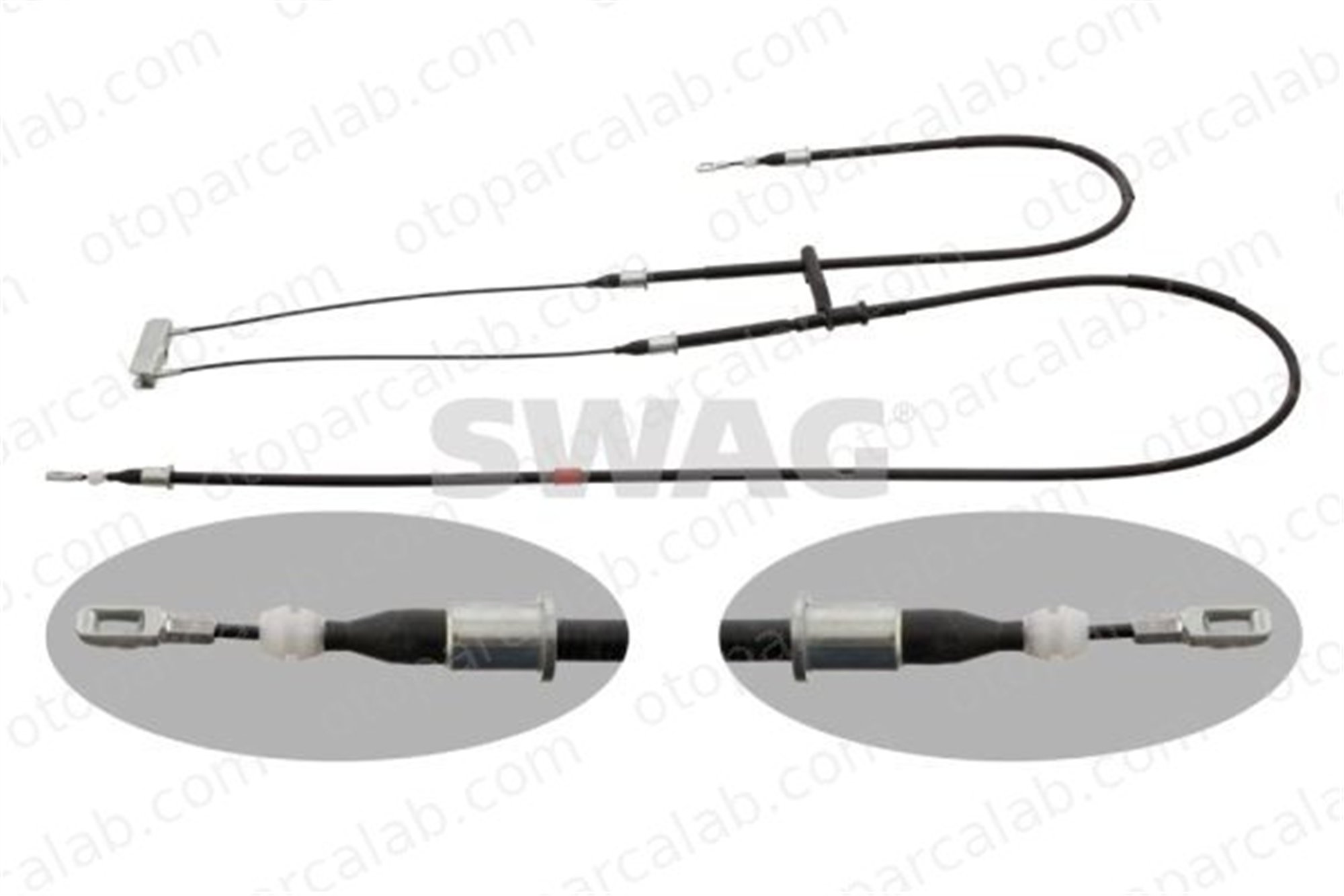 SWAG 57 92 9305 El Fren Teli Arka Sağ veya Sol SAAB 9-3 9-3 Cabriolet 4648291 4543104