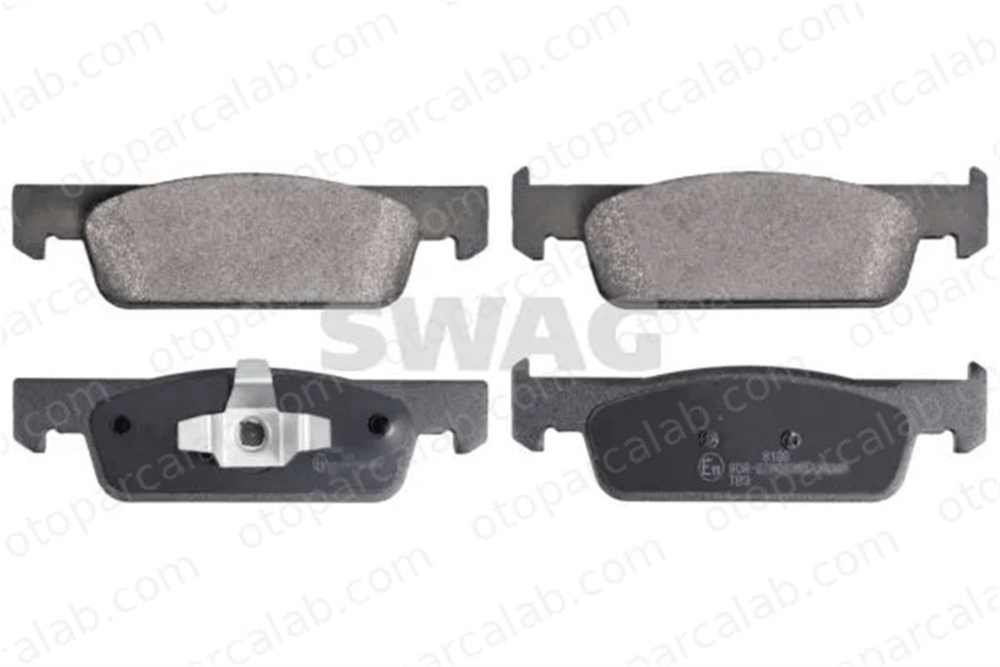 SWAG 60 91 6965 Fren Disk Balata Ön RENAULT CLIO IV DACIA LOGAN II 410600222R 410602396R