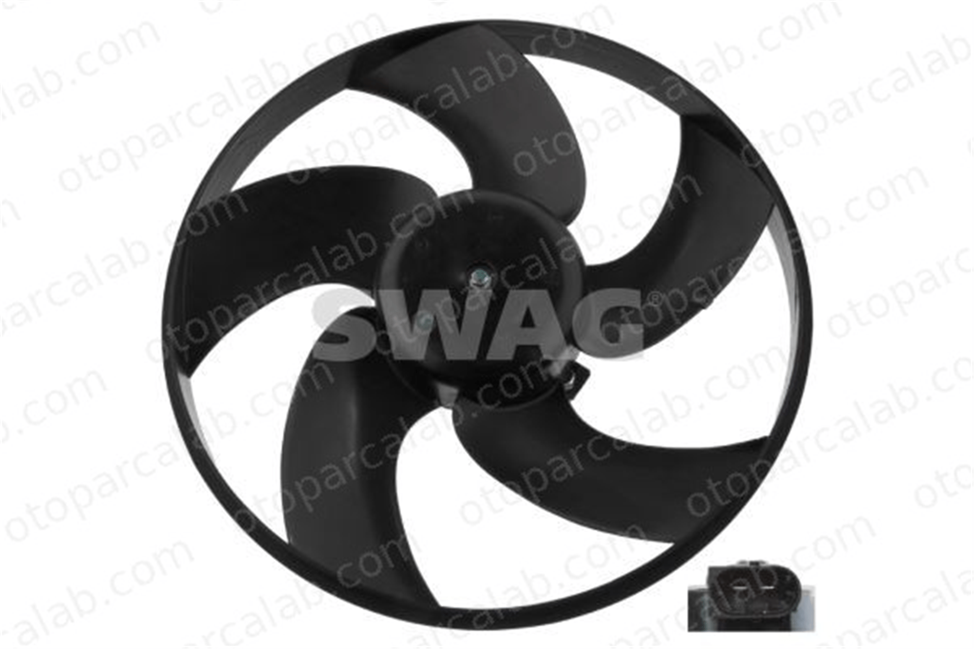SWAG 62 94 0638 Radyatör Fan ve Motoru PEUGEOT 206 Hatchback 206 SW 125383 1253F3