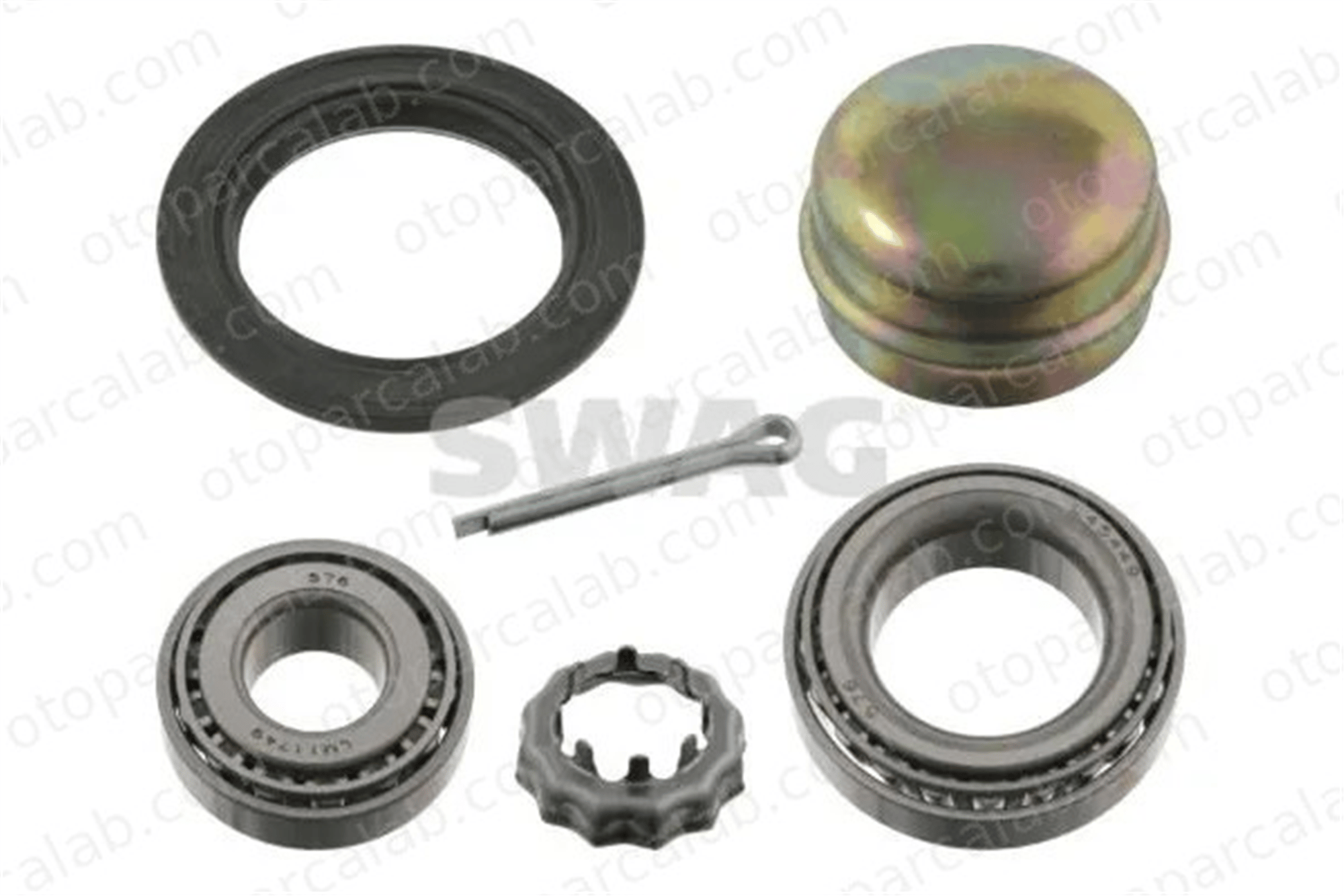 SWAG 99 90 3674 Teker Rulmanı Arka Sağ veya Sol VW GOLF II PASSAT B3/B4 191598625 APS598625