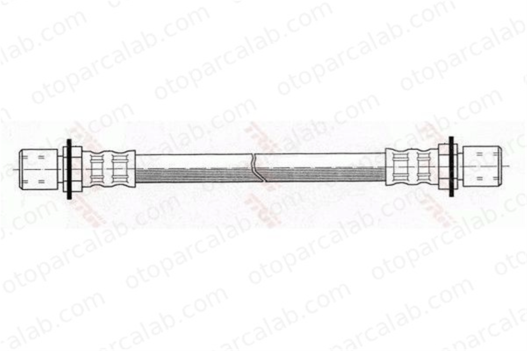 SWAPP 40358 Fren Hortumu Arka Sağ veya Sol TOYOTA HILUX IV Pick-up HILUX V Pick-up 9094702589 9094702538