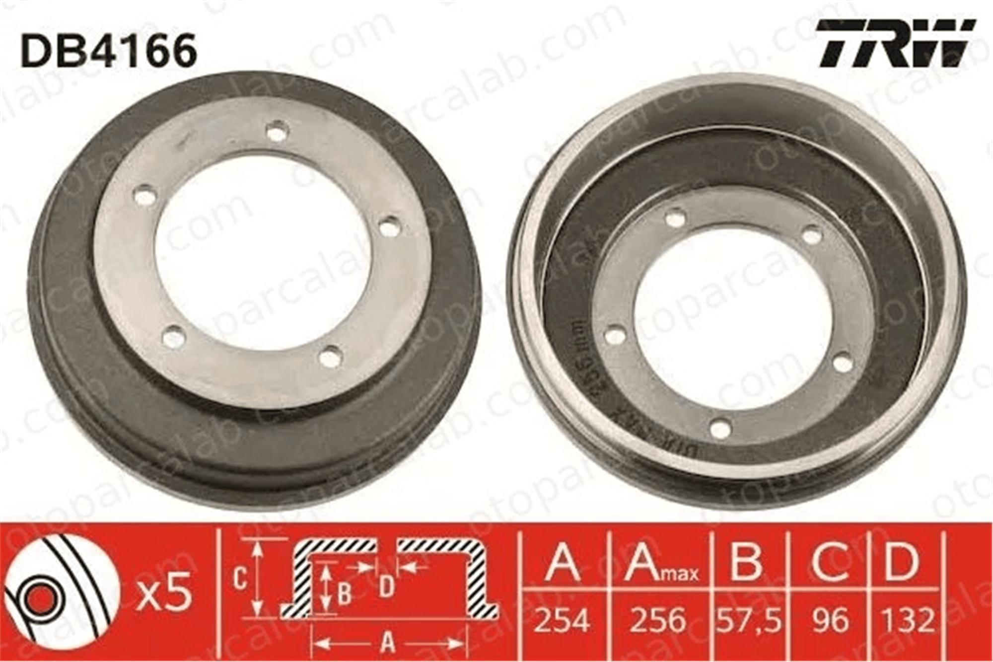 SWAPP 42000 Kampana Arka Sağ veya Sol FORD TRANSIT Minibüs/Otobüs TRANSIT Panelvan/Van 92VB1126AA 6464214