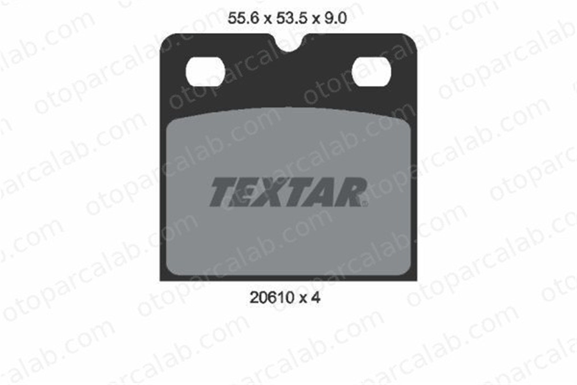 TEXTAR 2061005 Fren Disk Balata Ön AUDI R8 JAGUAR F-TYPE Cabrio 2061005 43221T6NA52