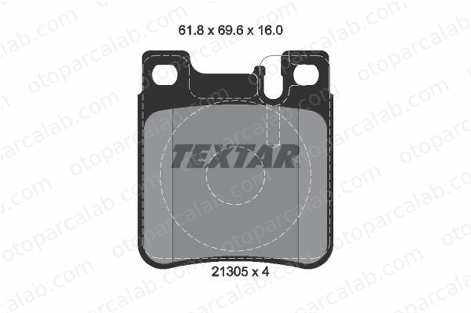 TEXTAR 2130503 Fren Disk Balata Ön MERCEDES-BENZ SL E-SERISI 2130503 5143633AA
