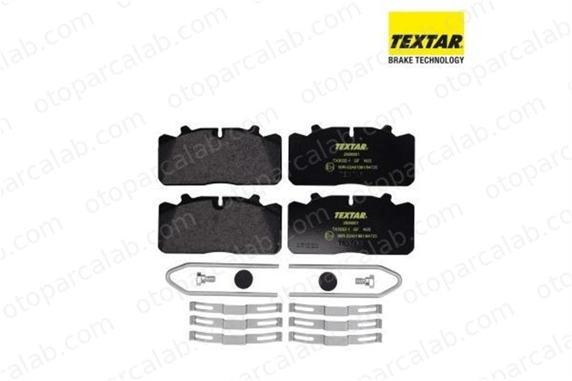 TEXTAR 2928501 Fren Disk Balata Ön MAN F90 MERCEDES-BENZ AROCS 2928501 S368371