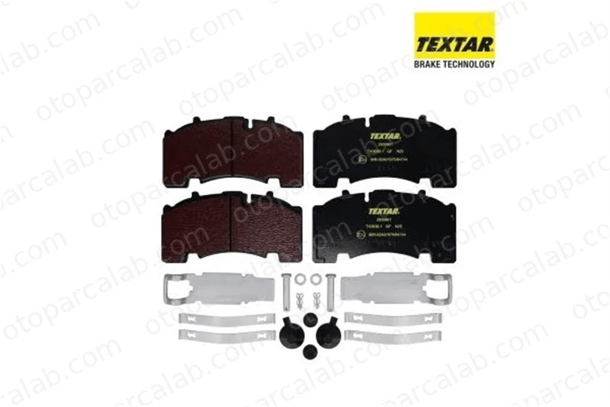 TEXTAR 2930801 Fren Disk Balata Ön MAN F90 MERCEDES-BENZ AROCS 2930801 509290060