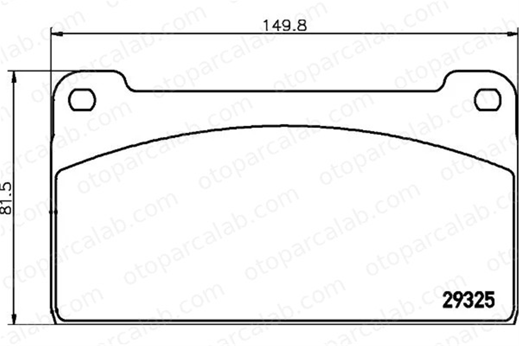 TEXTAR 2932502 Fren Disk Balata Ön MERCEDES-BENZ S-SERISI 123 Sedan 2932502 4209320