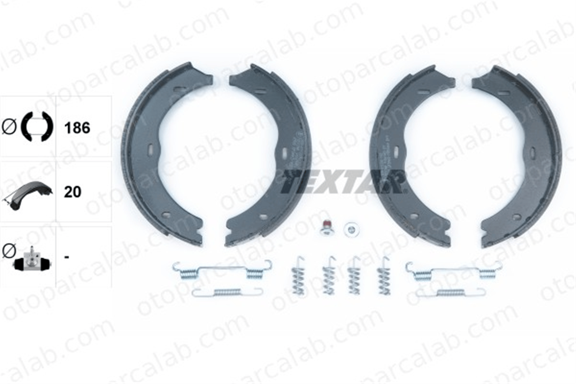 TEXTAR 91061900 El Fren Balatası MERCEDES-BENZ VITO Minibüs/Otobüs VITO Mixto A6394200220 4474206400