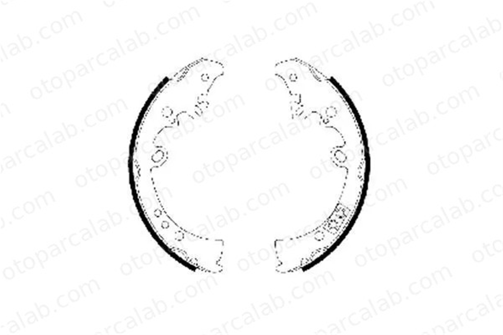 TEXTAR 91066300 Fren Pabuçlu Balata Arka TOYOTA HILUX VIII Pick-up HILUX VII Pick-up 44950K020 044950K020