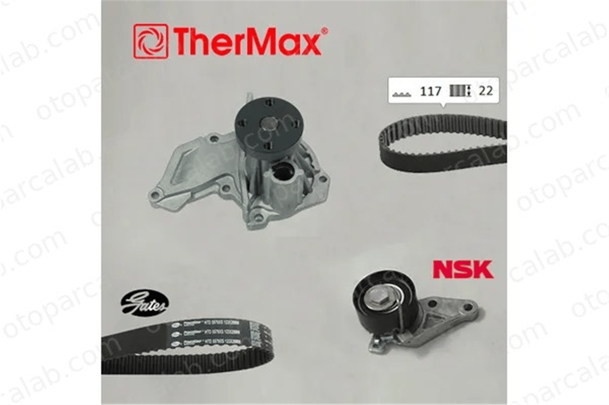 THERMAX T15.186 Triger Kayış Seti FORD FOCUS I MAZDA 2 MEYS6G8591A1D 1004297