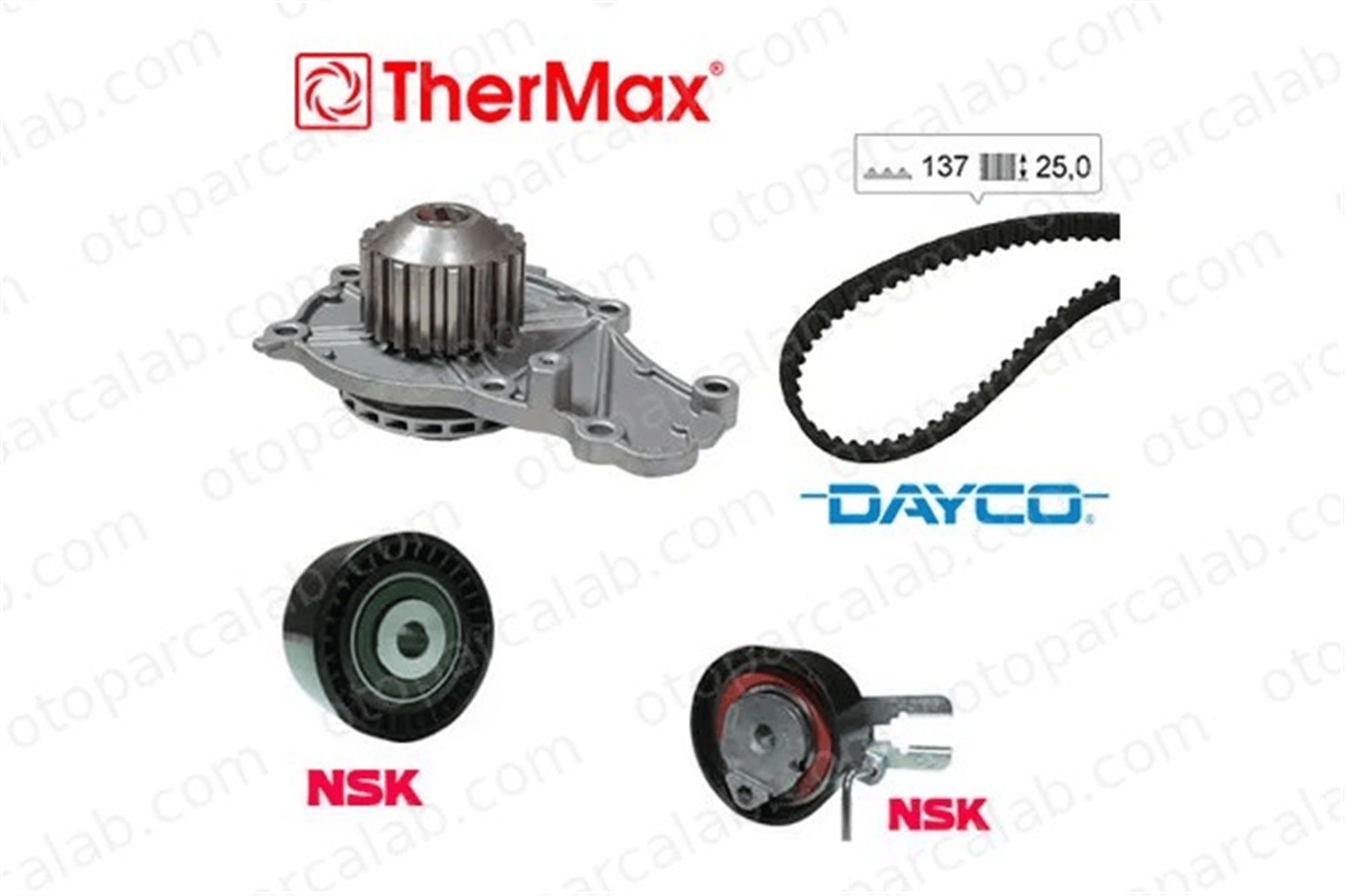THERMAX T15.182 Triger Kayış Seti PEUGEOT PARTNER Kasa/büyük limuzin FORD FOCUS II Turnier 1684448080 3M5Q8B596AB