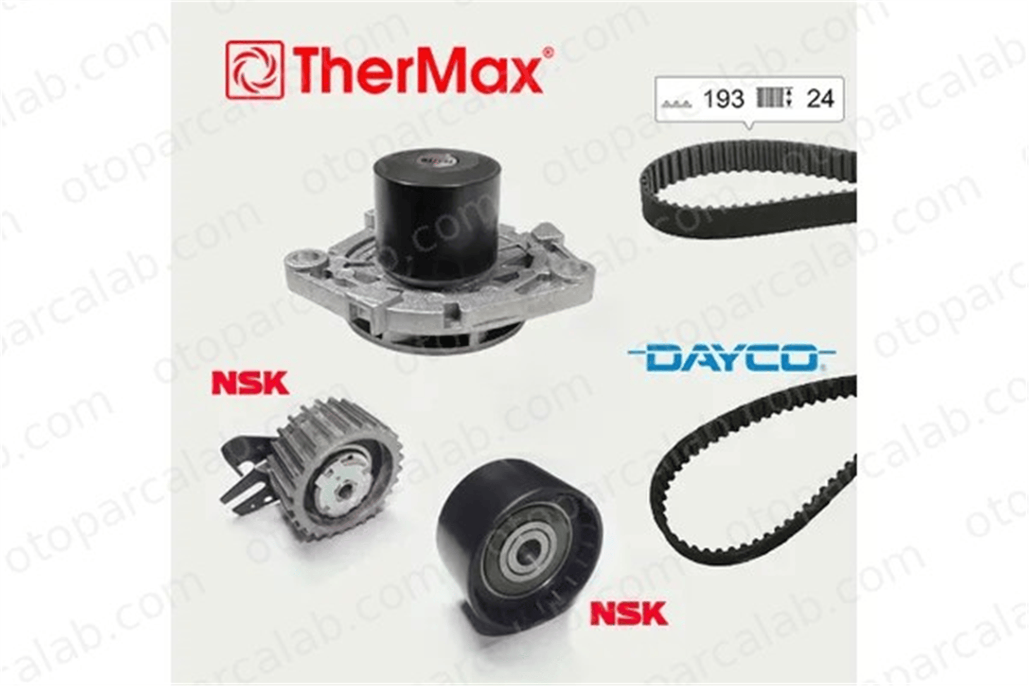 THERMAX T15.175 Triger Kayış Seti FIAT DOBLO Minibüs/Otobüs DOBLO Platform şasi 71754562 59360961