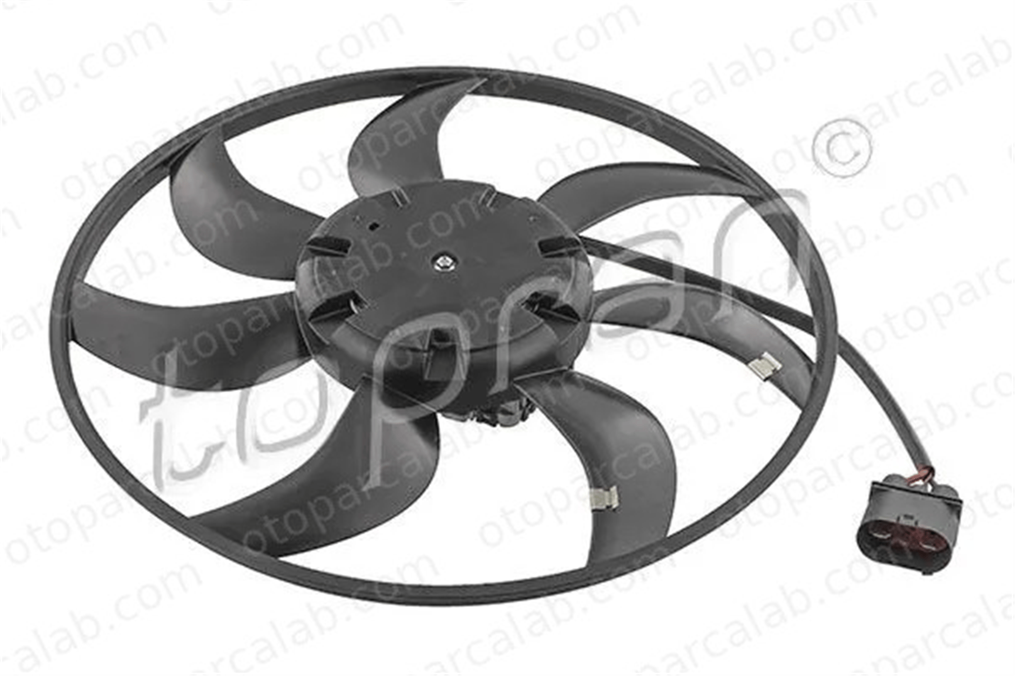 TOPRAN 117 457 Radyatör Fan ve Motoru SEAT LEON ST SKODA OCTAVIA III 5Q0959455F 5Q0121203BG