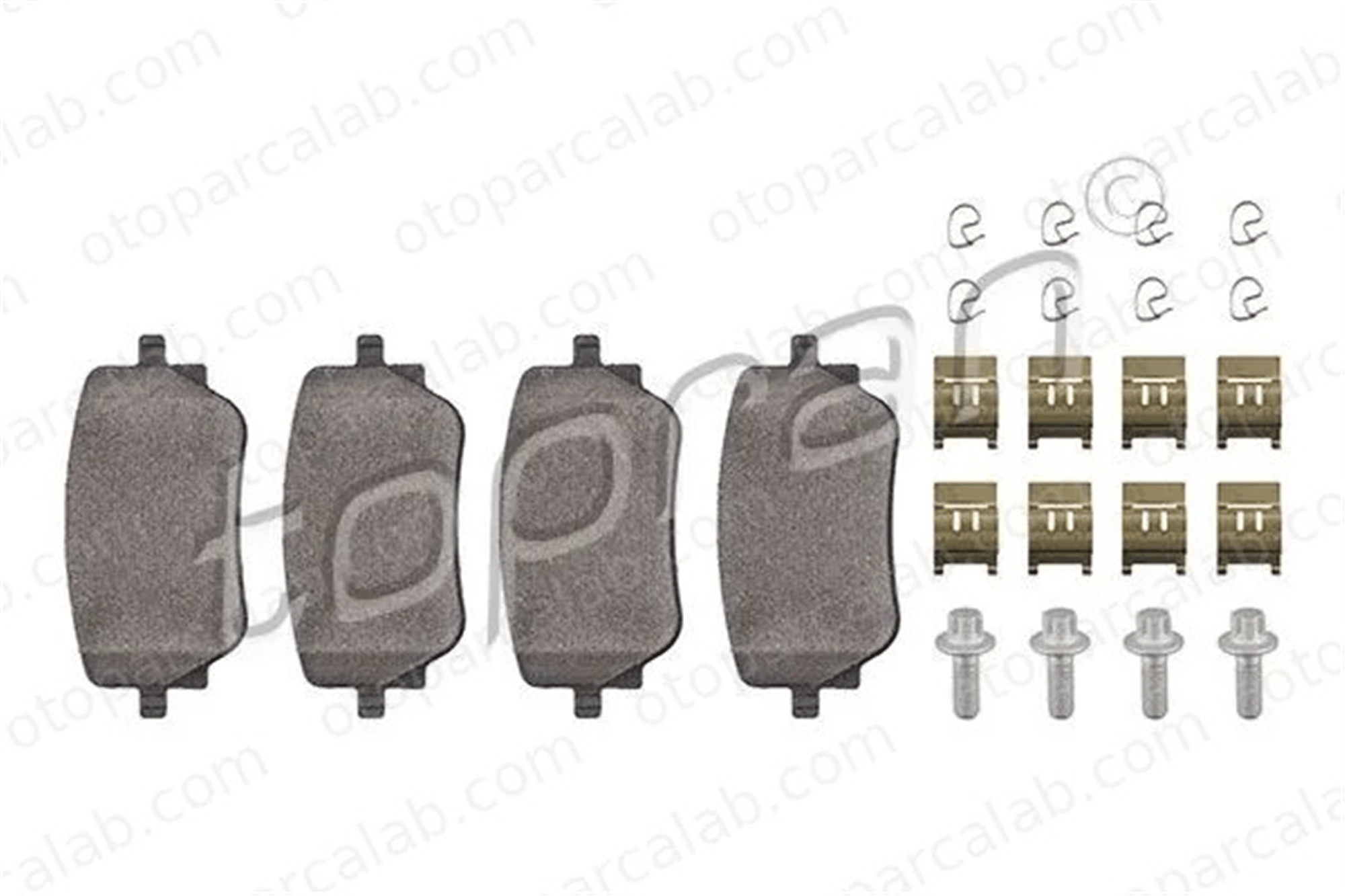 TOPRAN 624 512 Fren Disk Balata Arka MERCEDES-BENZ A-SERISI Sedan A-SERISI 4207600 4201706