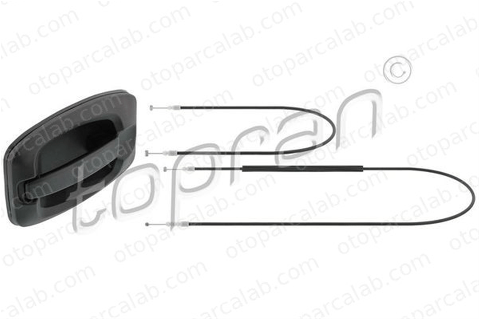 TOPRAN 724 165 Kapı Kolu Ön veya Arka Dış Sağ veya Sol CITROËN JUMPER Panelvan/Van FIAT DUCATO Panelvan/Van