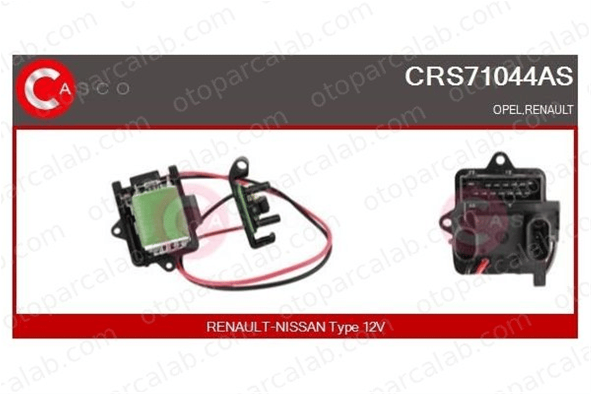 TRITON RNT0760 Kalorifer Rezistansı RENAULT TRAFIC II Panelvan/Van OPEL VIVARO A Panelvan/Van 7701208226 2715000Q0A
