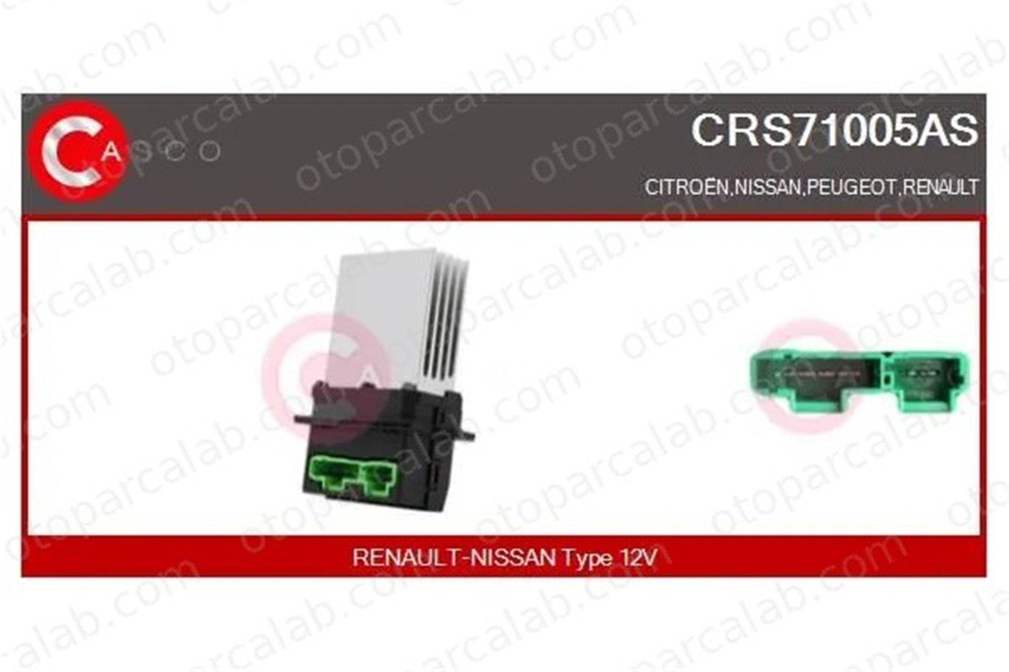 TRITON RNT0764 Kalorifer Rezistansı RENAULT MEGANE II CLIO III 7701207718 6441L2