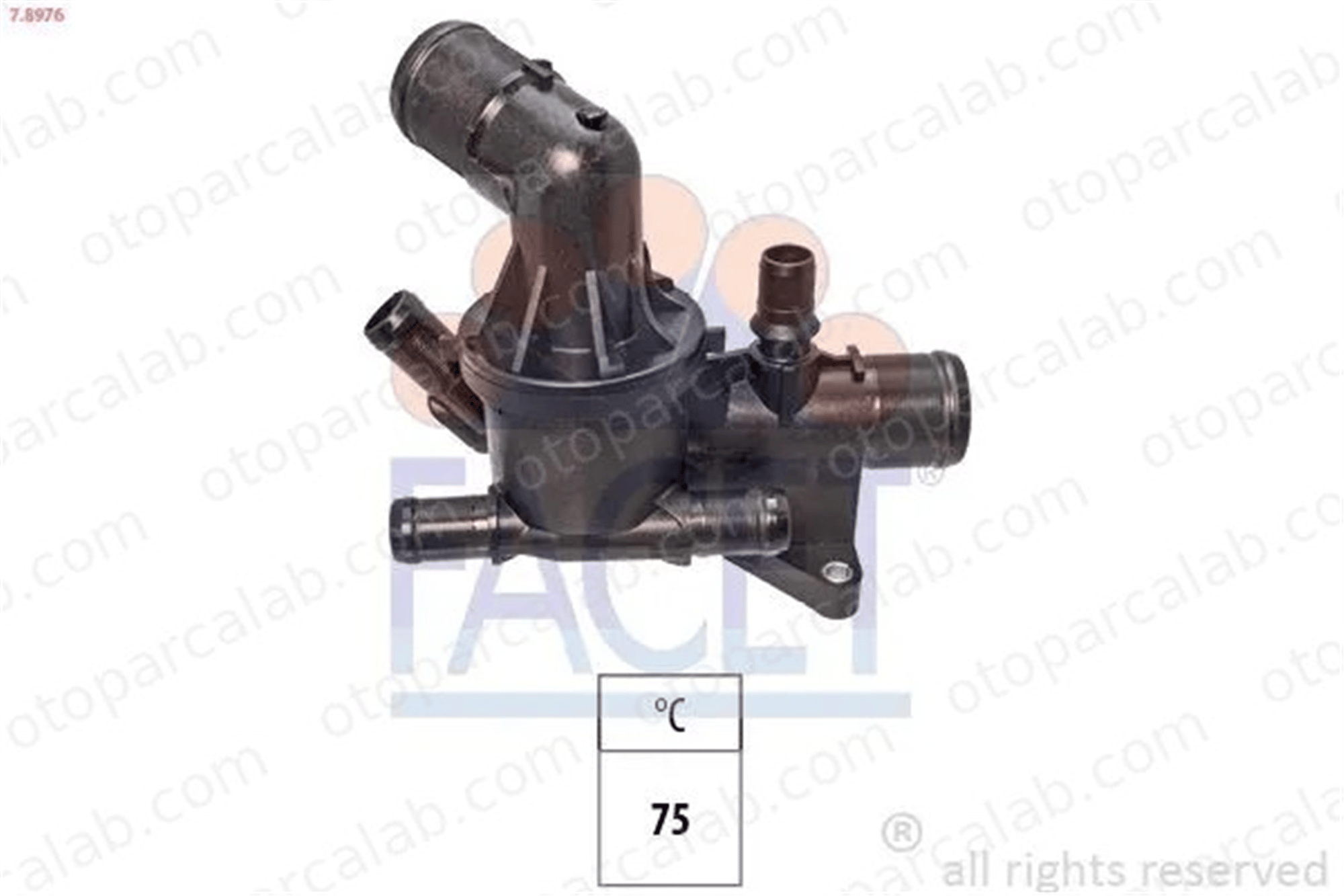 TRITON RNT0778 Termostat 75 °C RENAULT TRAFIC III Minibüs/Otobüs TRAFIC III Panelvan/Van 110615482R 95517869