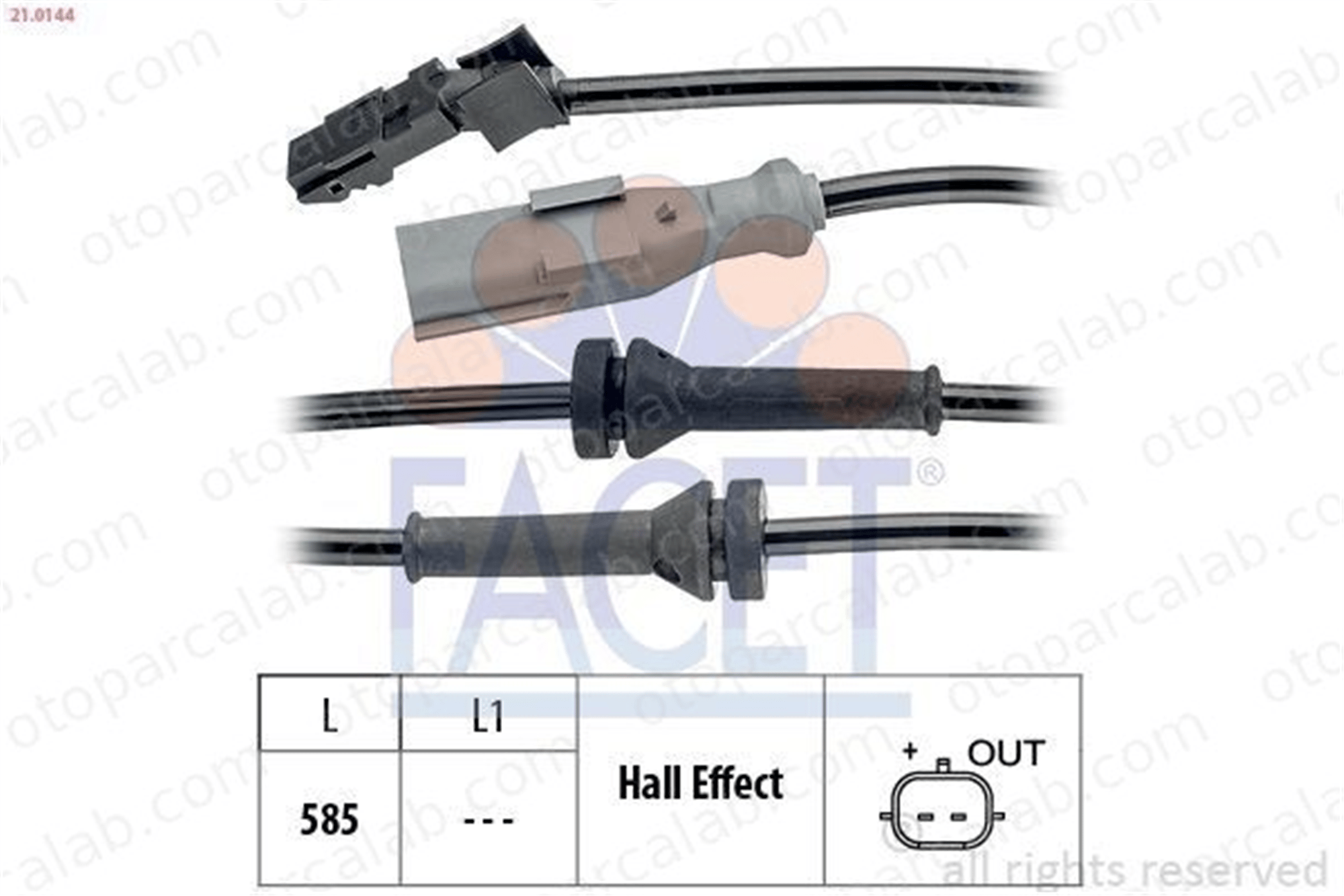 TRITON TRN0059 Abs Sensörü Arka Sol RENAULT KANGOO / GRAND KANGOO II KANGOO Express 8200441403 A4159053100