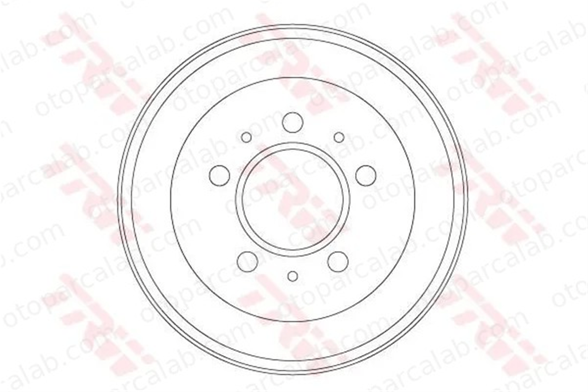 TRW DB4453 Kampana Arka Sağ veya Sol SSANGYONG KYRON ACTYON I SSANGYONG4839109000 4839109000