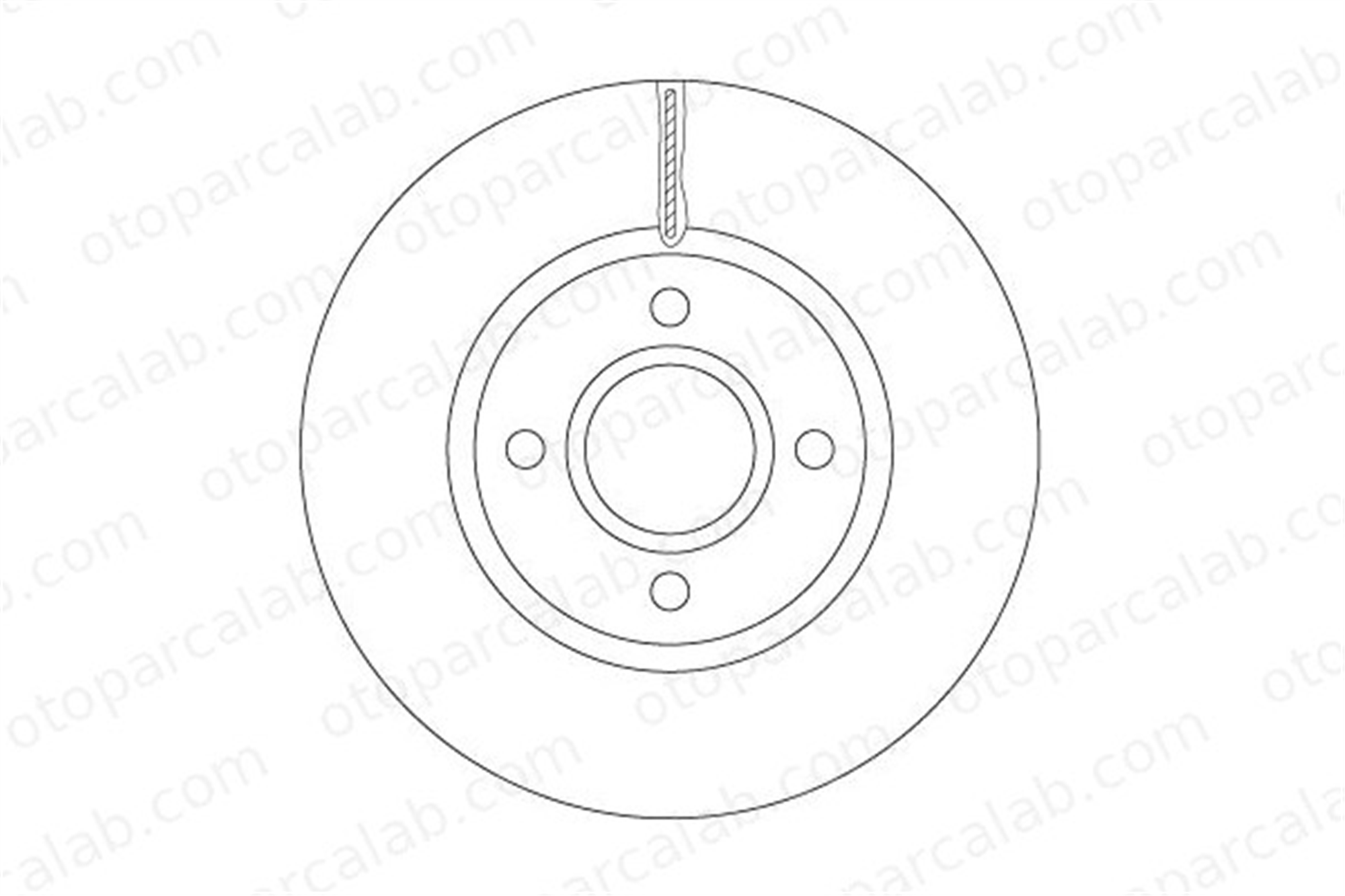 TRW DF6509 Fren Disk Ayna Ön Sağ ve Sol FORD FIESTA VI B-MAX 1751584 1833857