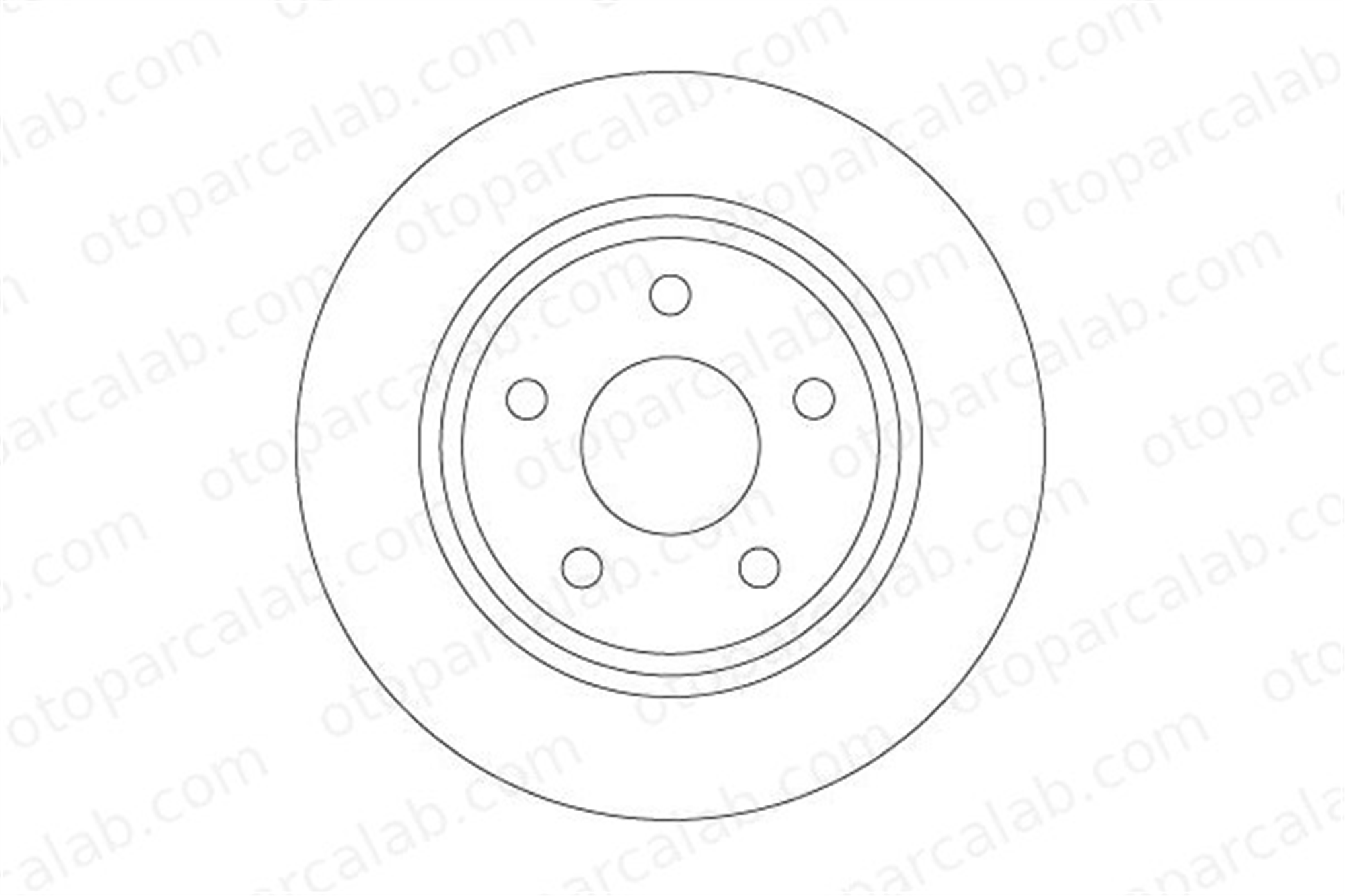 TRW DF6556 Fren Disk Ayna Arka Sağ ve Sol FORD FOCUS IV FOCUS IV Turnier JX612A315AEA 2196429