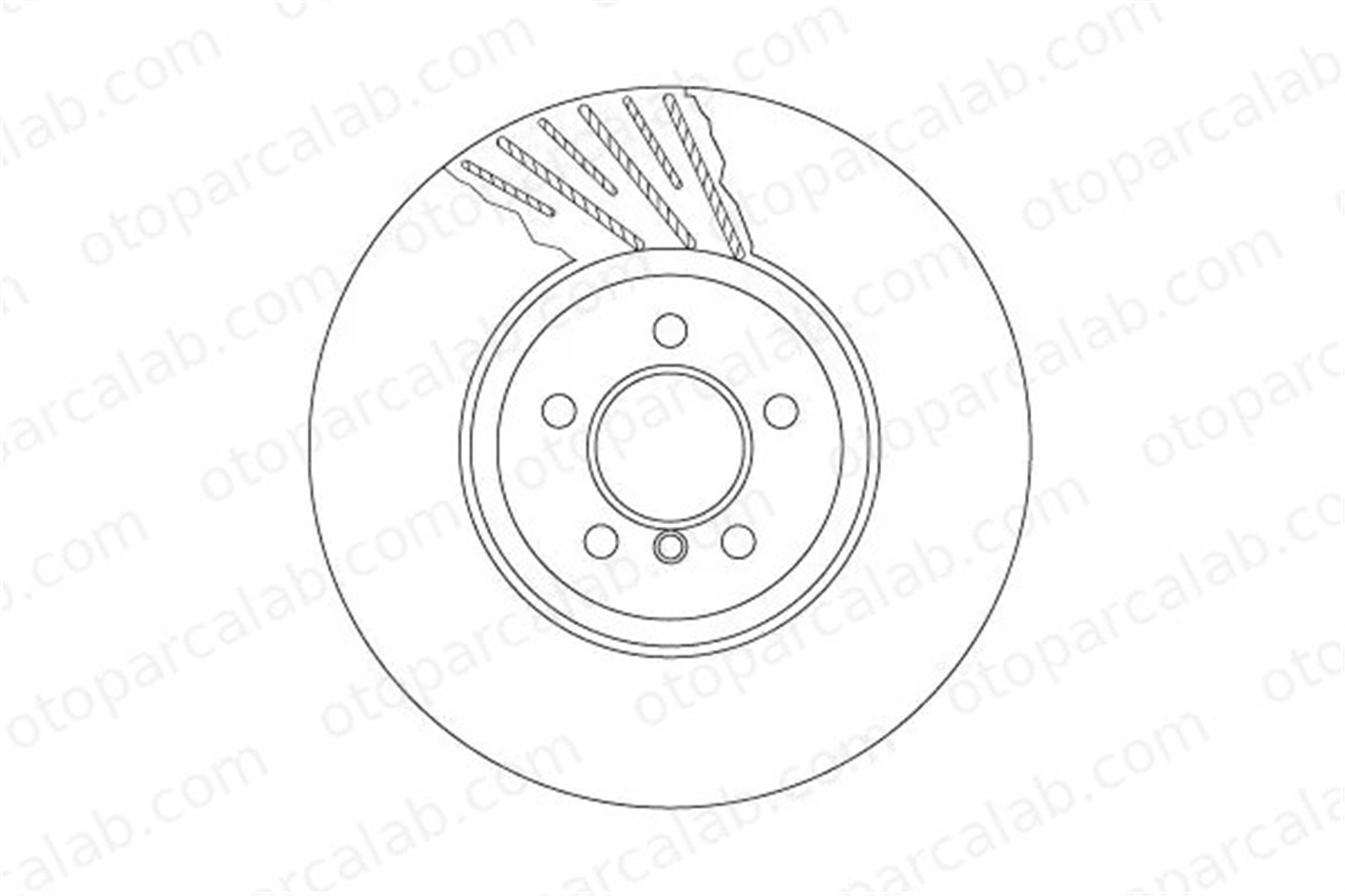 TRW DF6614S Fren Disk Ayna Ön Sağ BMW 7 5 34106894384 34116785676