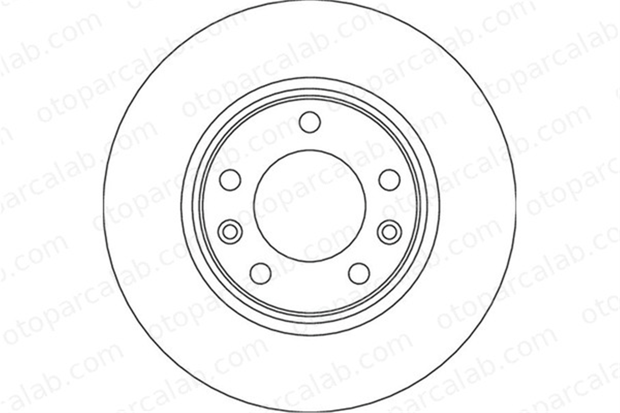 TRW DF6780 Fren Disk Ayna Arka Sağ ve Sol PEUGEOT 308 II CITROËN C4 PICASSO II 3642786 1609582880