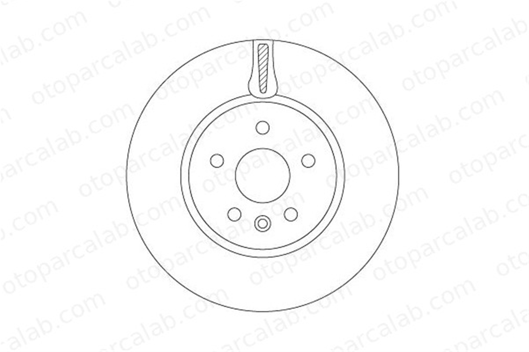 TRW DF6820 Fren Disk Ayna Ön Sağ ve Sol OPEL ASTRA K ASTRA K Sports Tourer 13597467 13515909