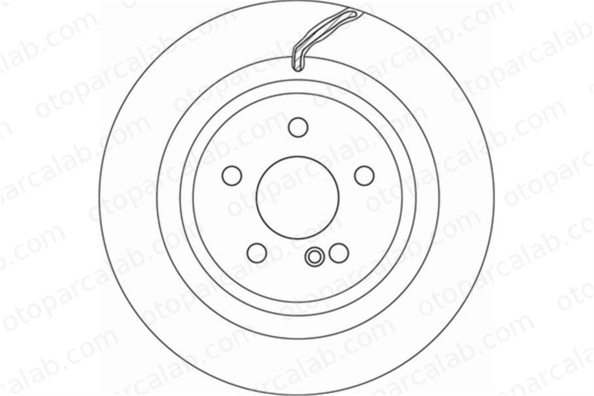 TRW DF6826S Fren Disk Ayna Arka Sağ ve Sol MERCEDES-BENZ E-SERISI T-Model E-SERISI A0004231112 4231112