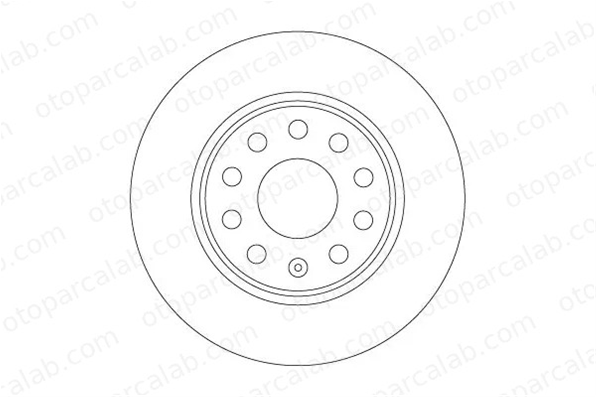 TRW DF6952 Fren Disk Ayna Arka Sağ ve Sol SEAT LEON LEON SC 5Q0615601B
