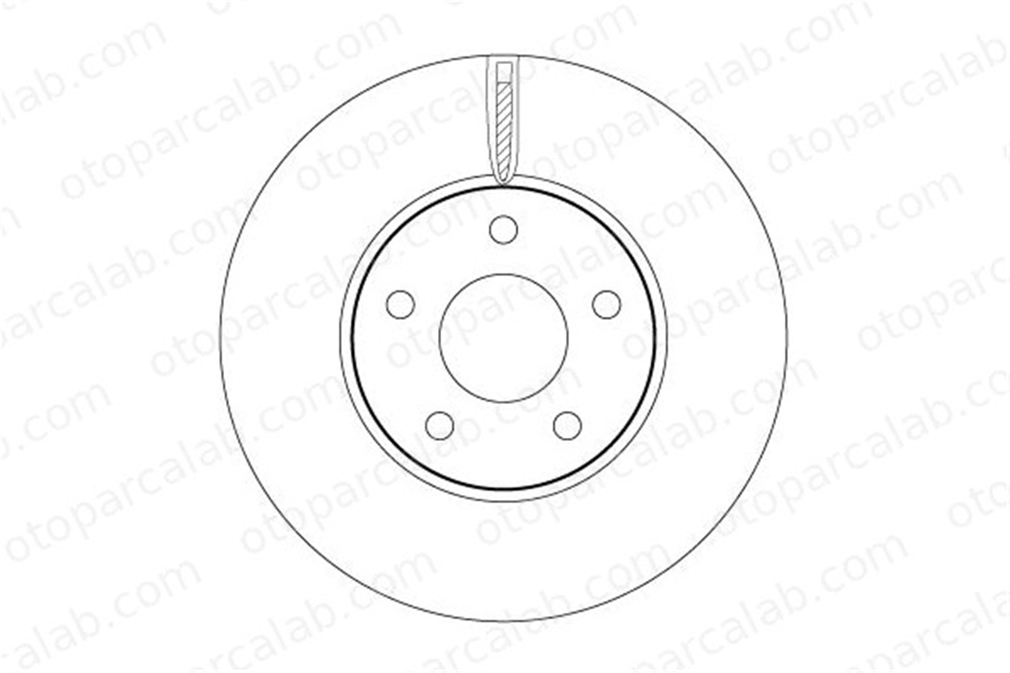 TRW DF6975 Fren Disk Ayna Ön Sağ ve Sol FORD FOCUS IV FOCUS IV Turnier JX611125AEB 2305503