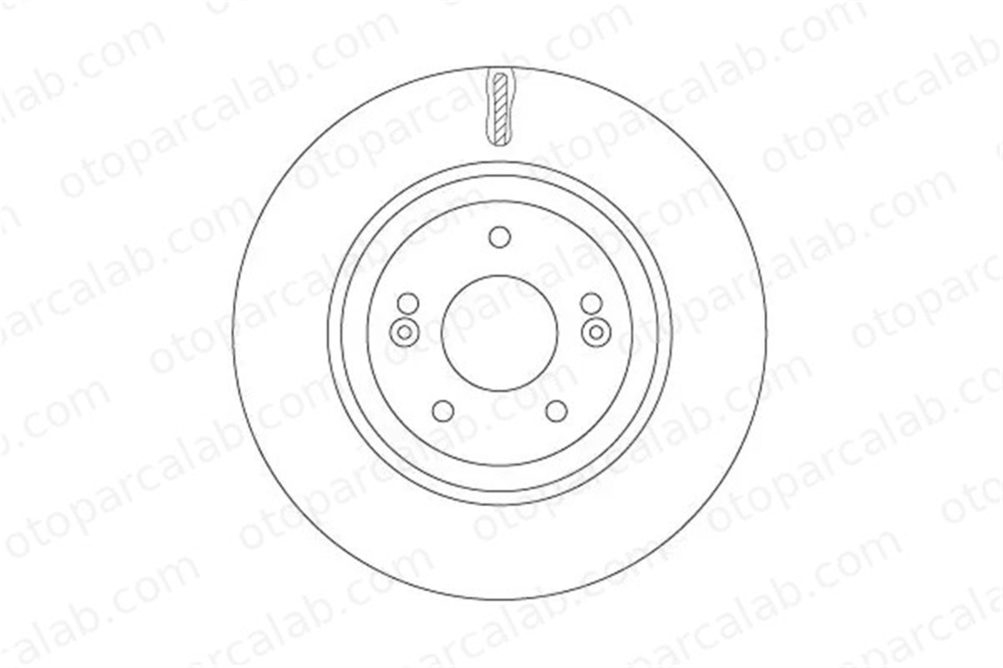 TRW DF7592 Fren Disk Ayna Ön Sağ ve Sol HYUNDAI TUCSON KIA SPORTAGE IV 517122T100 517122T000