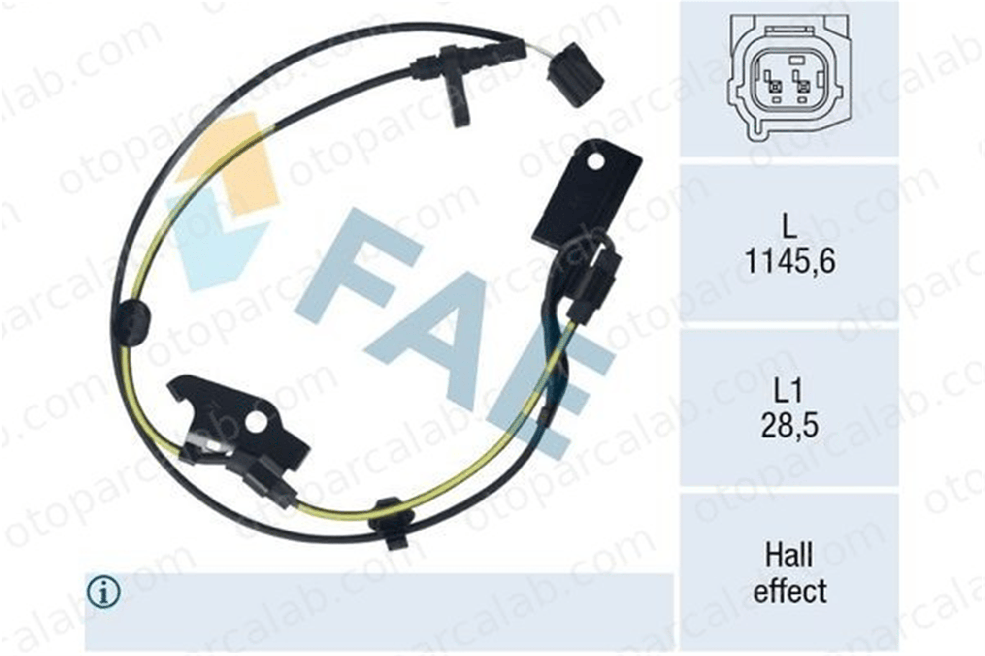 TRW GBS2722 Abs Sensörü Ön Sağ TOYOTA RAV 4 IV RAV 4 III 8954242050