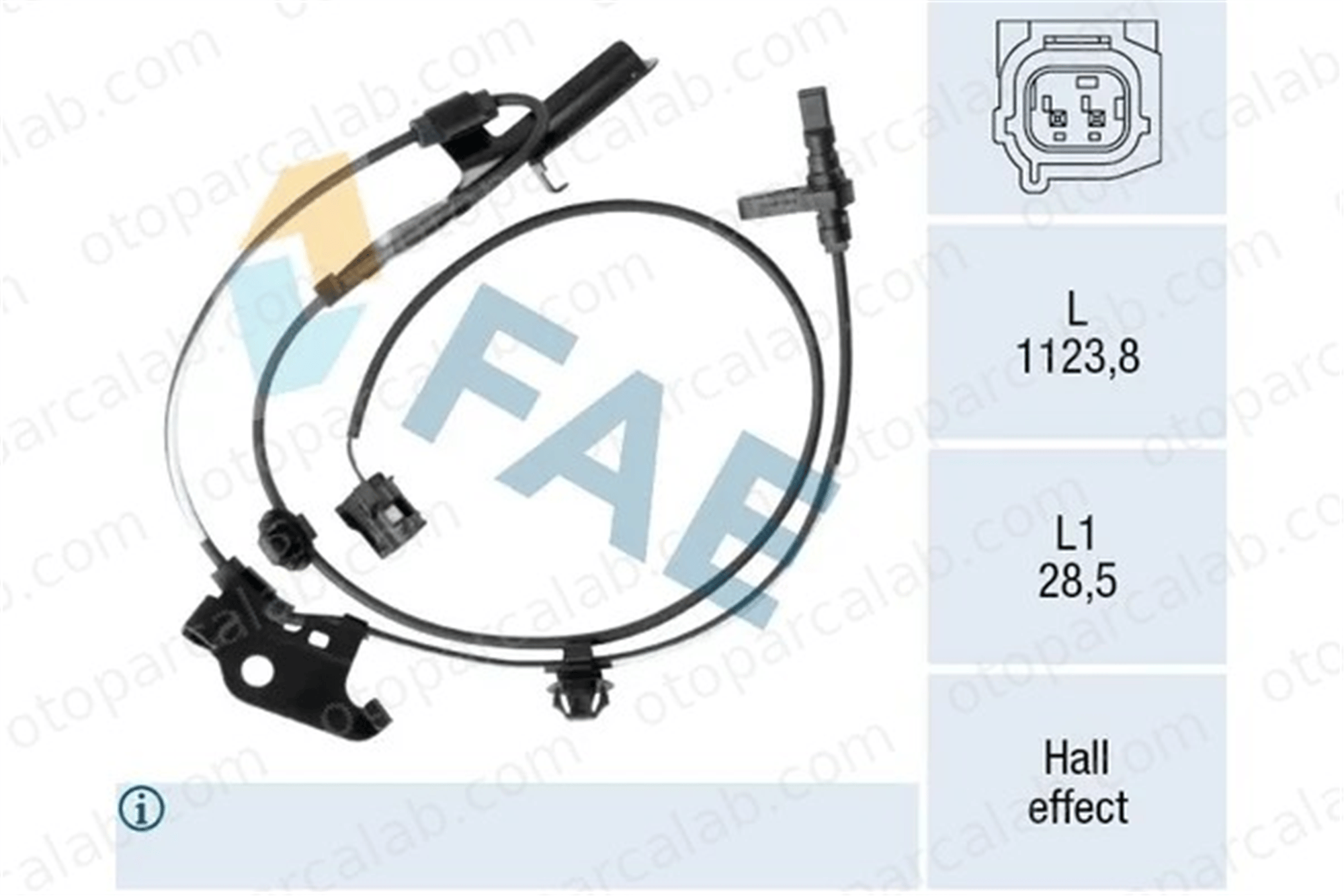 TRW GBS2734 Abs Sensörü Ön Sol TOYOTA RAV 4 IV RAV 4 III 8954342050