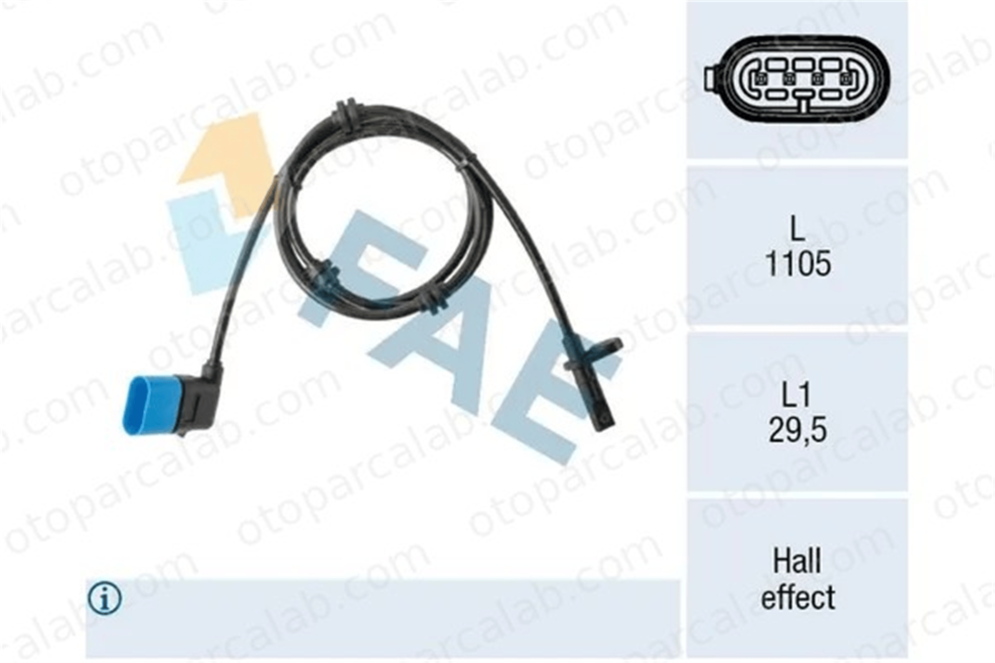 TRW GBS2773 Abs Sensörü Arka Sağ veya Sol MERCEDES-BENZ CLA Coupe A-SERISI 479005DA0A 2465400417