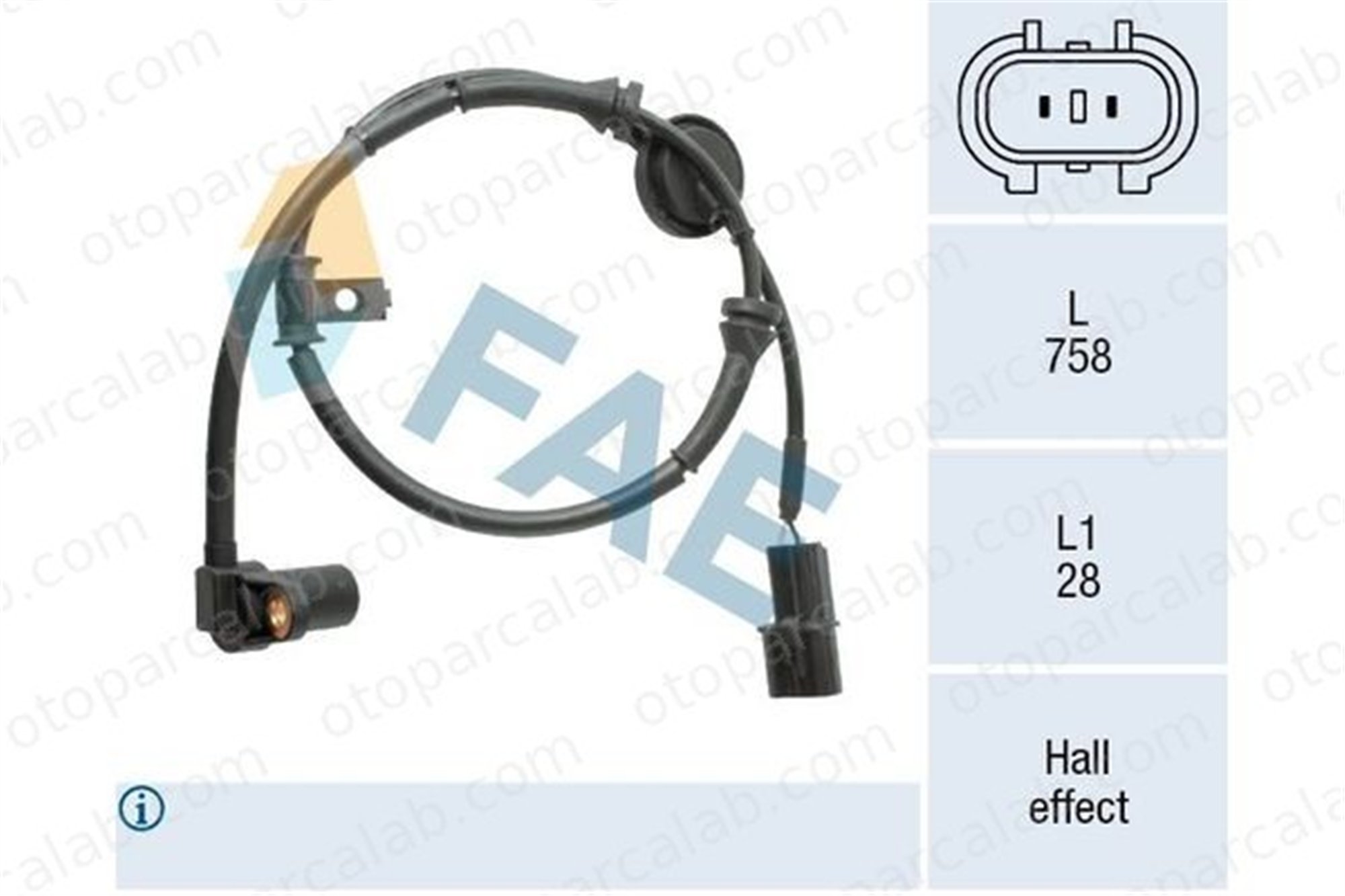 TRW GBS2943 Abs Sensörü Ön Sol HYUNDAI GETZ 956711C000