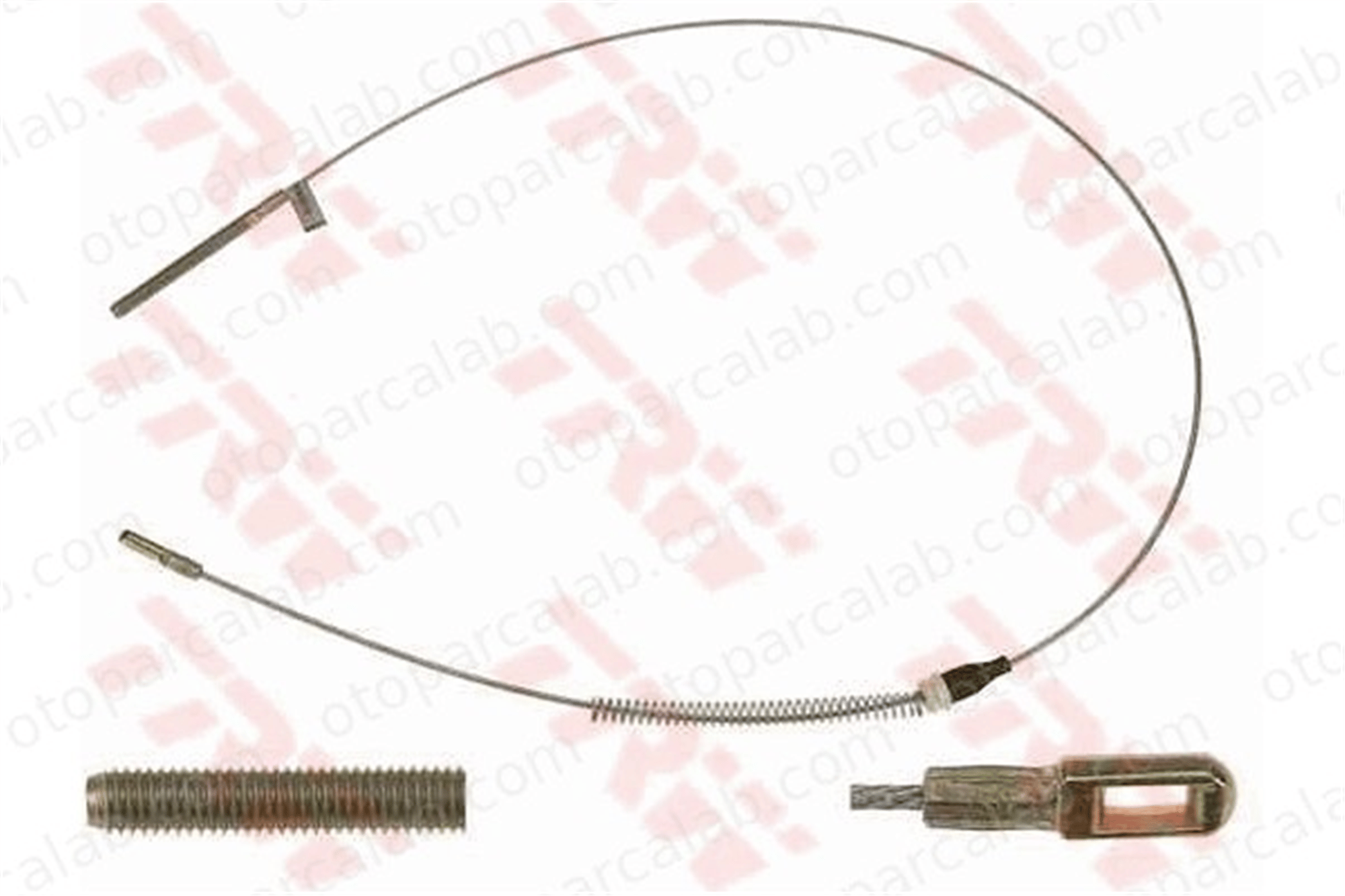 TRW GCH1651 El Fren Teli Arka Sağ veya Sol OPEL CORSA B TIGRA 522614 522642