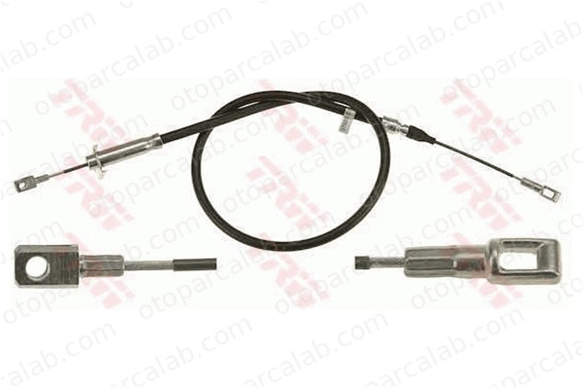 TRW GCH1675 El Fren Teli Arka Sağ veya Sol MERCEDES-BENZ 124 Sedan 124 T-Model 1244201185 2014200685