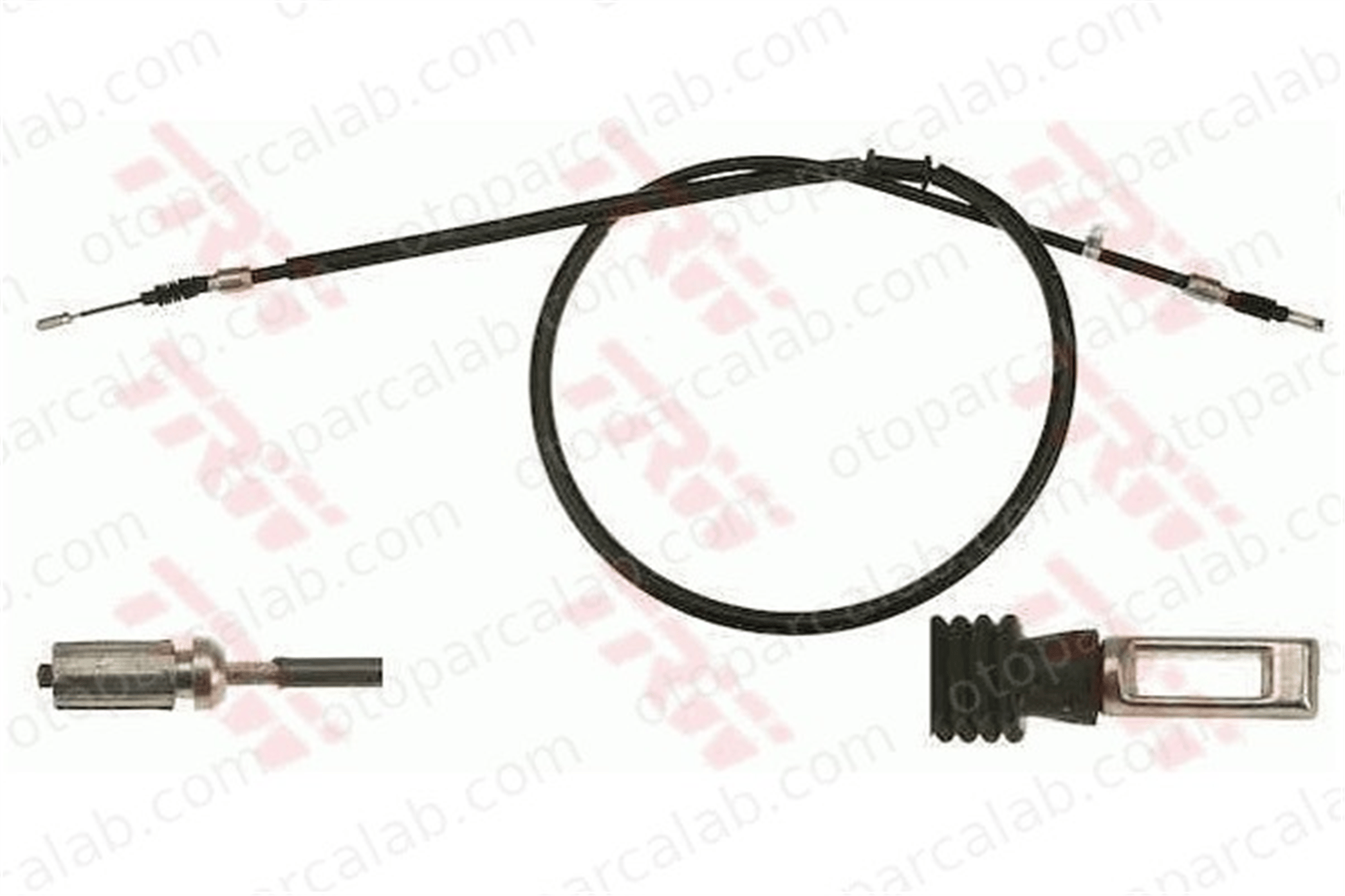 TRW GCH1772 El Fren Teli Arka Sağ veya Sol AUDI 80 B4 Sedan 80 B4 Avant 8A0609721T 8A0609721AF