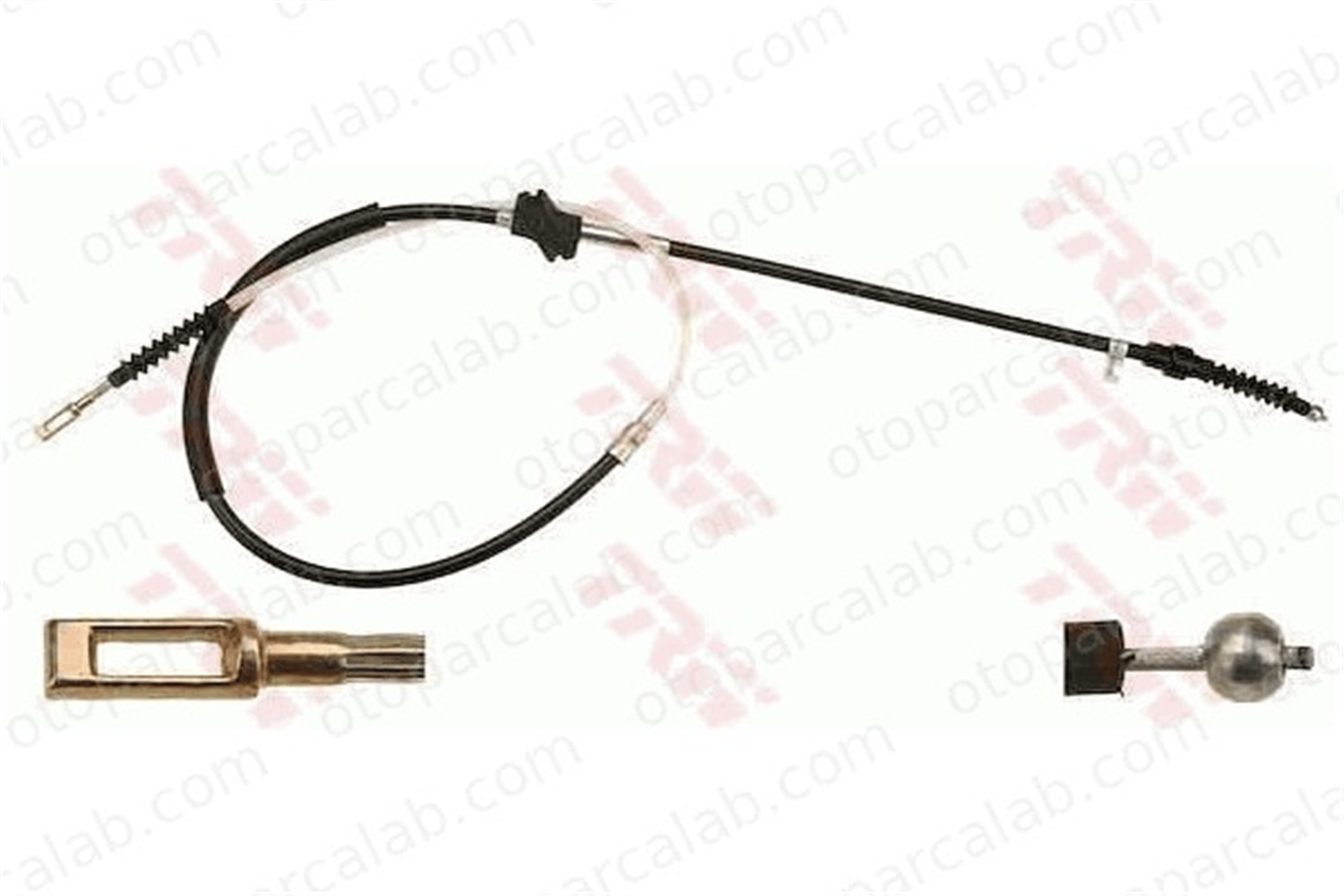 TRW GCH1775 El Fren Teli Arka Sağ veya Sol AUDI 100 C4 Avant 100 C4 Sedan 4A0609721C 4A0609721F