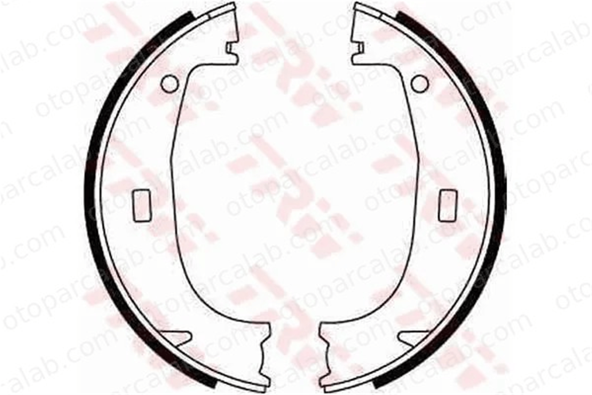 TRW GS8594 El Fren Balatası BMW 3 Z3 Roadster 1160729 6761289